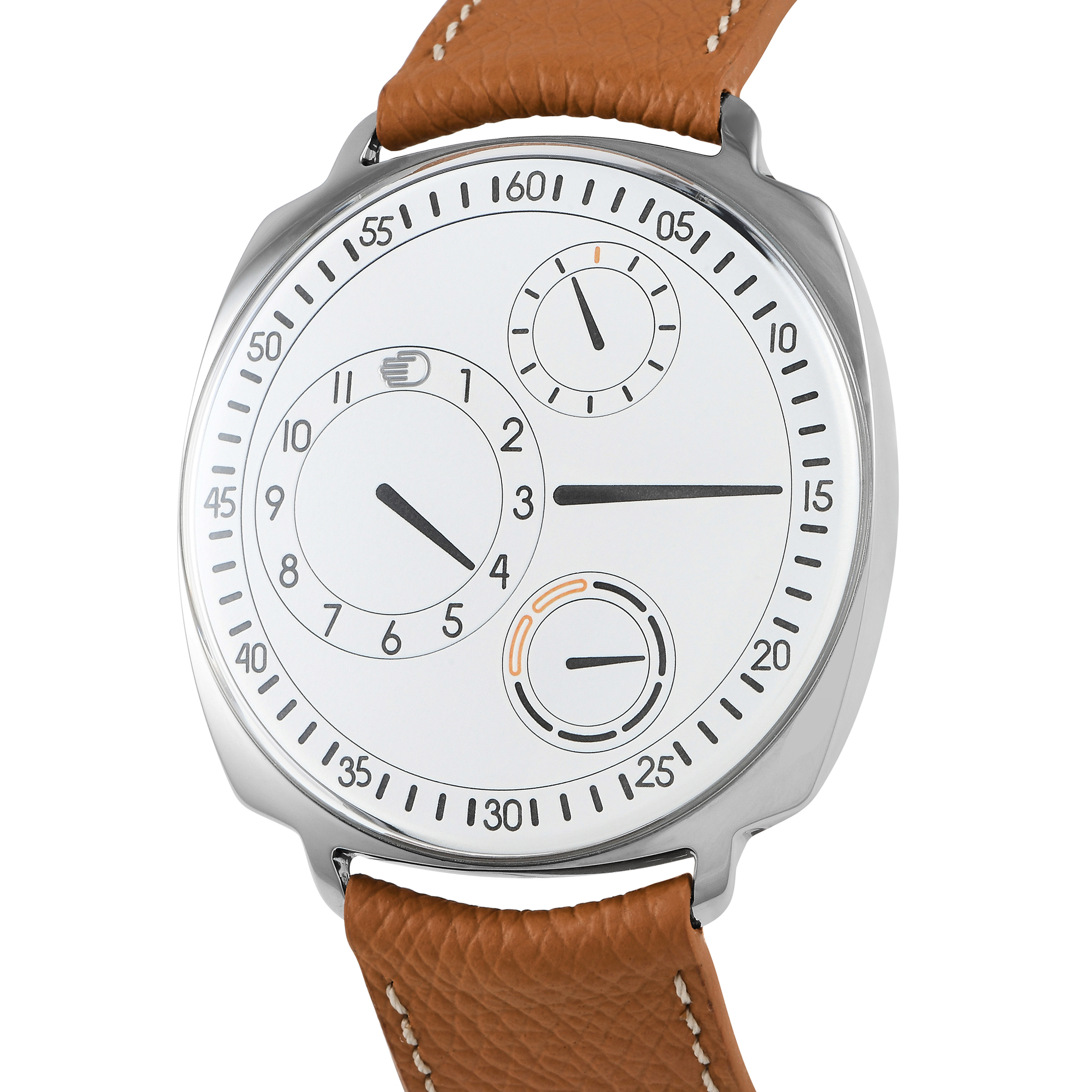 Ressence Type 1 Squared V2 White Dial Watch T1SW - Image 2