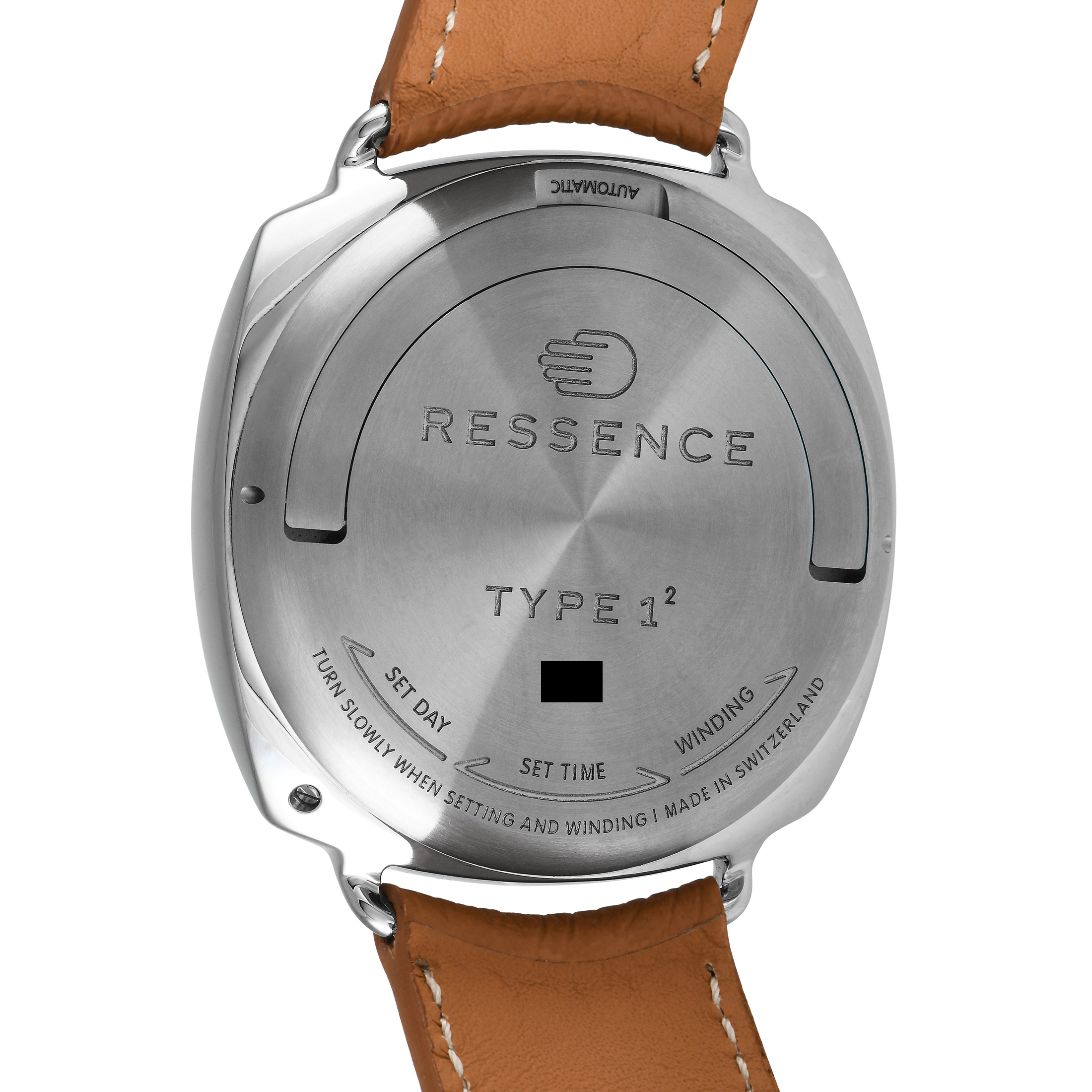 Ressence Type 1 Squared V2 White Dial Watch T1SW - Image 3
