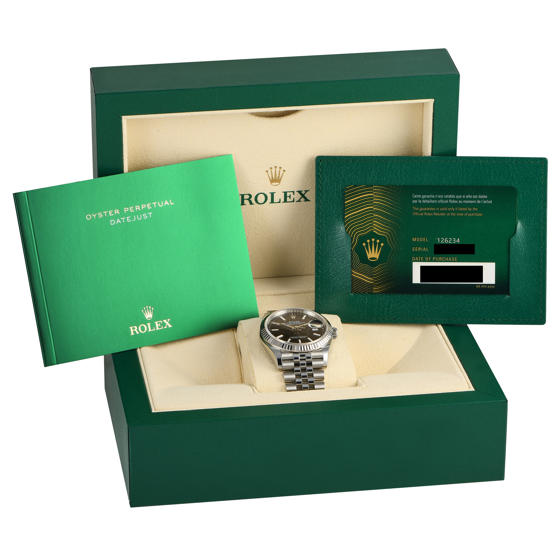 Rolex Datejust 36 Black Dial Watch 126234 - Image 5