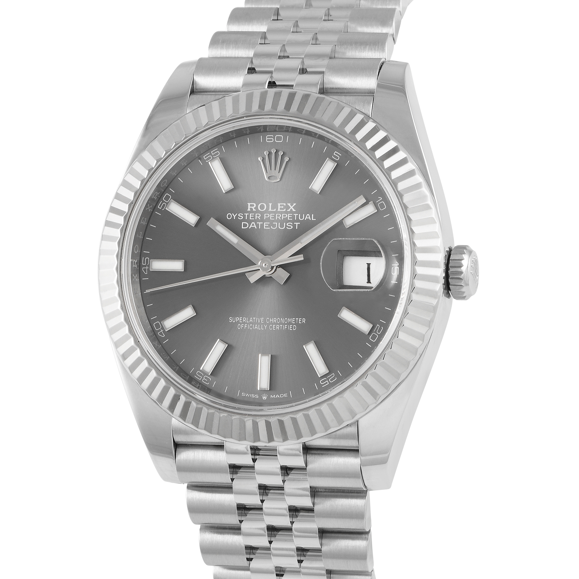 Rolex Datejust 41 Slate Dial Watch 126334