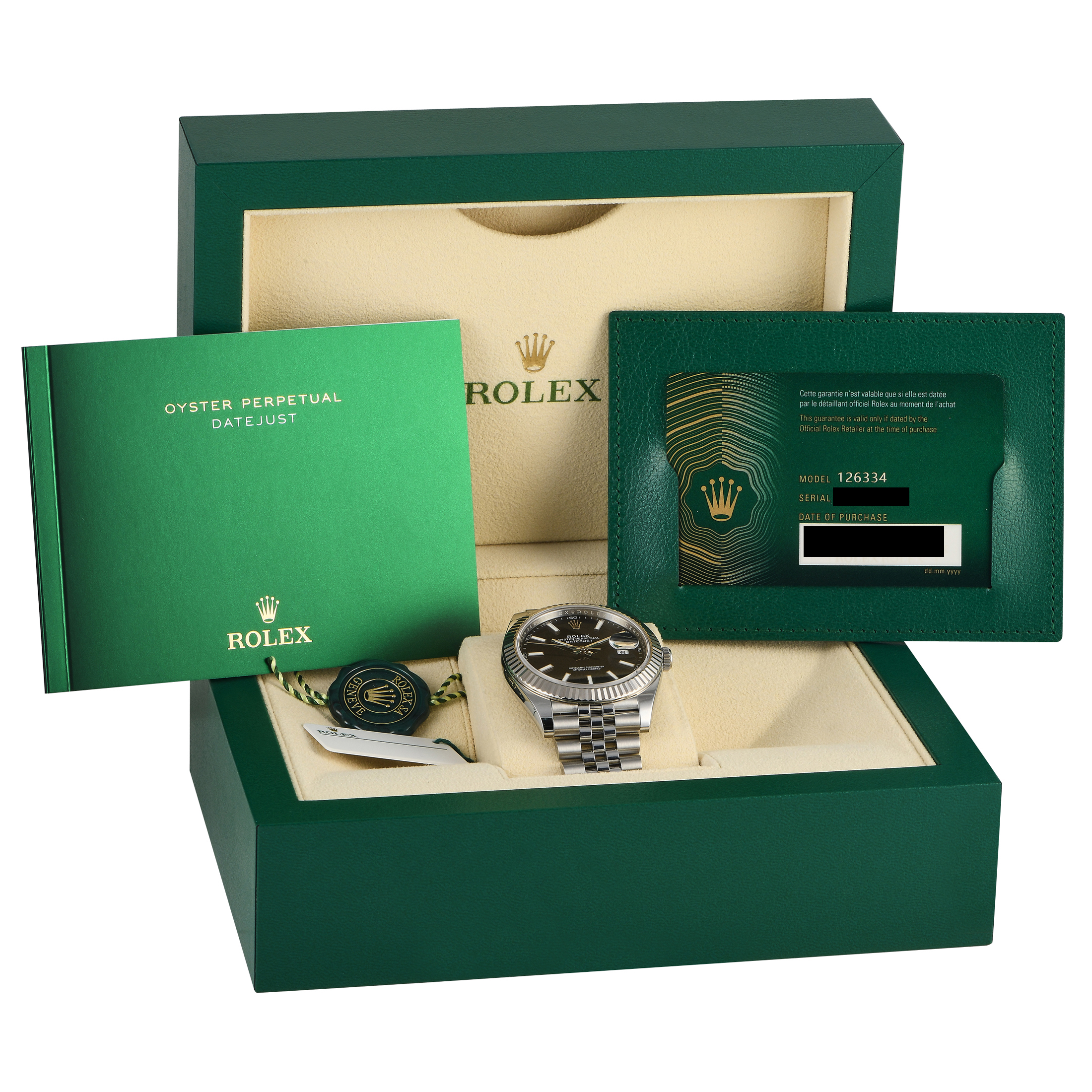 Rolex Datejust 41 Black Dial Watch 126334 - Image 5