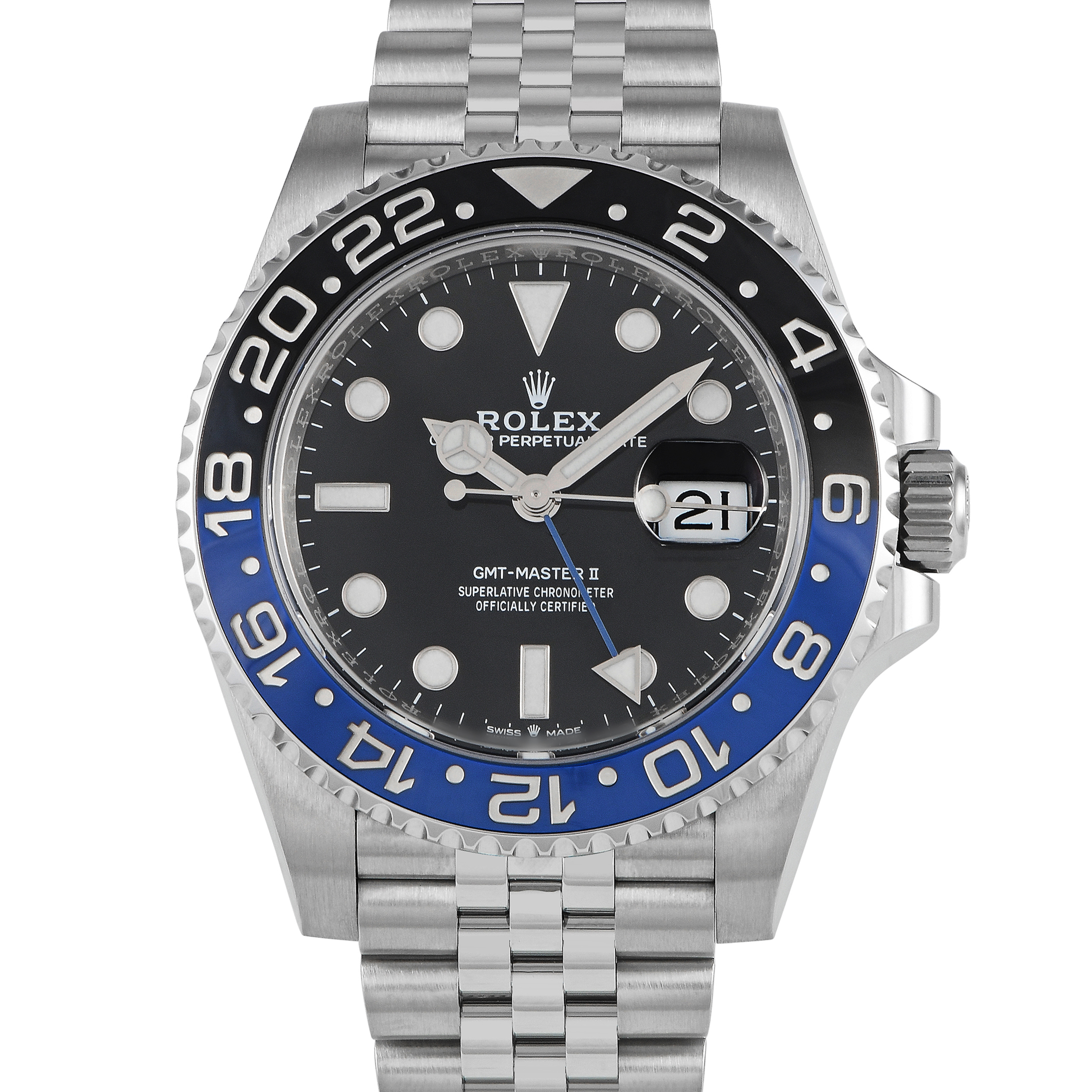 Rolex GMT-Master II "Batgirl" Watch 126710BLNR