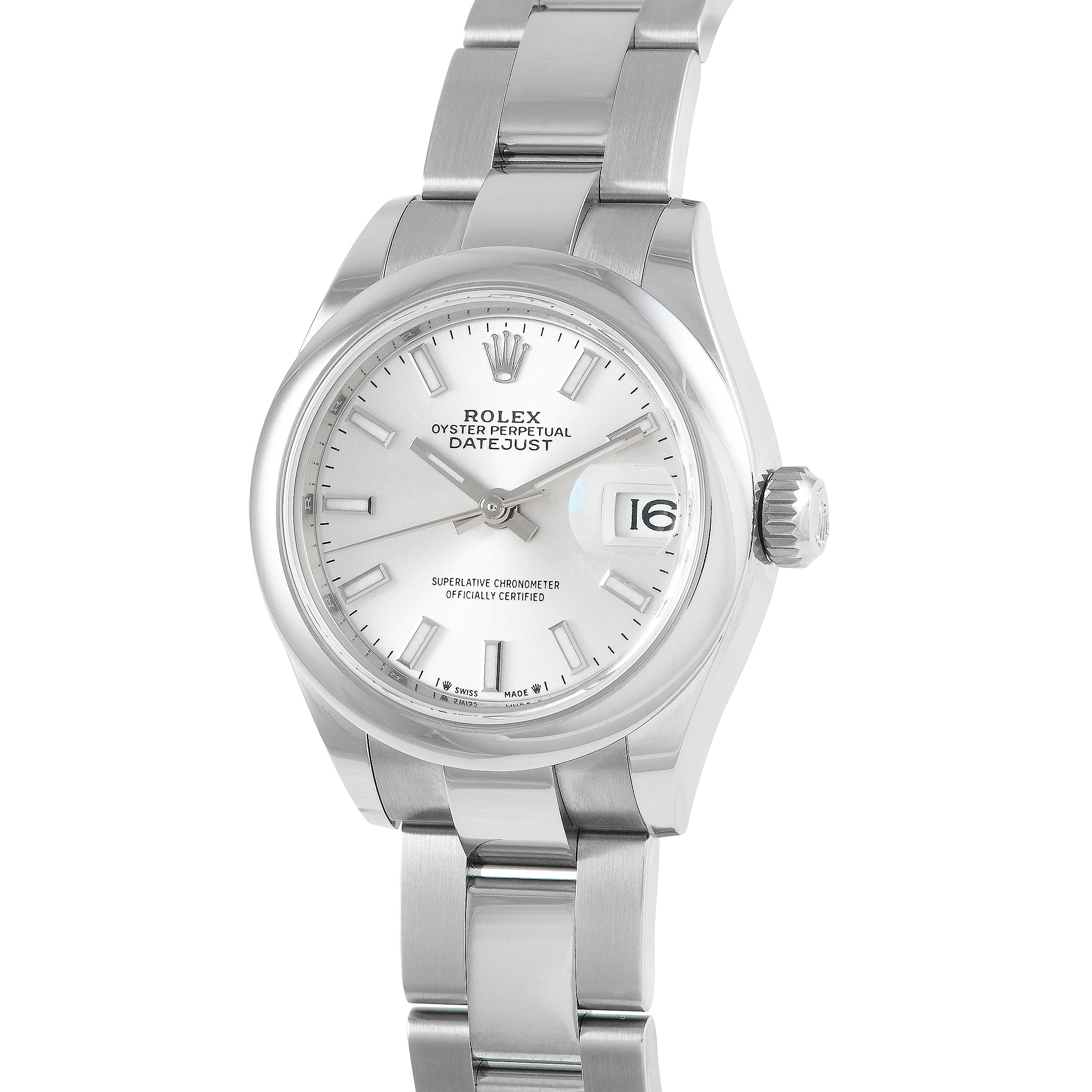 Rolex Lady-Datejust Silver Dial Watch 279160 - Image 2