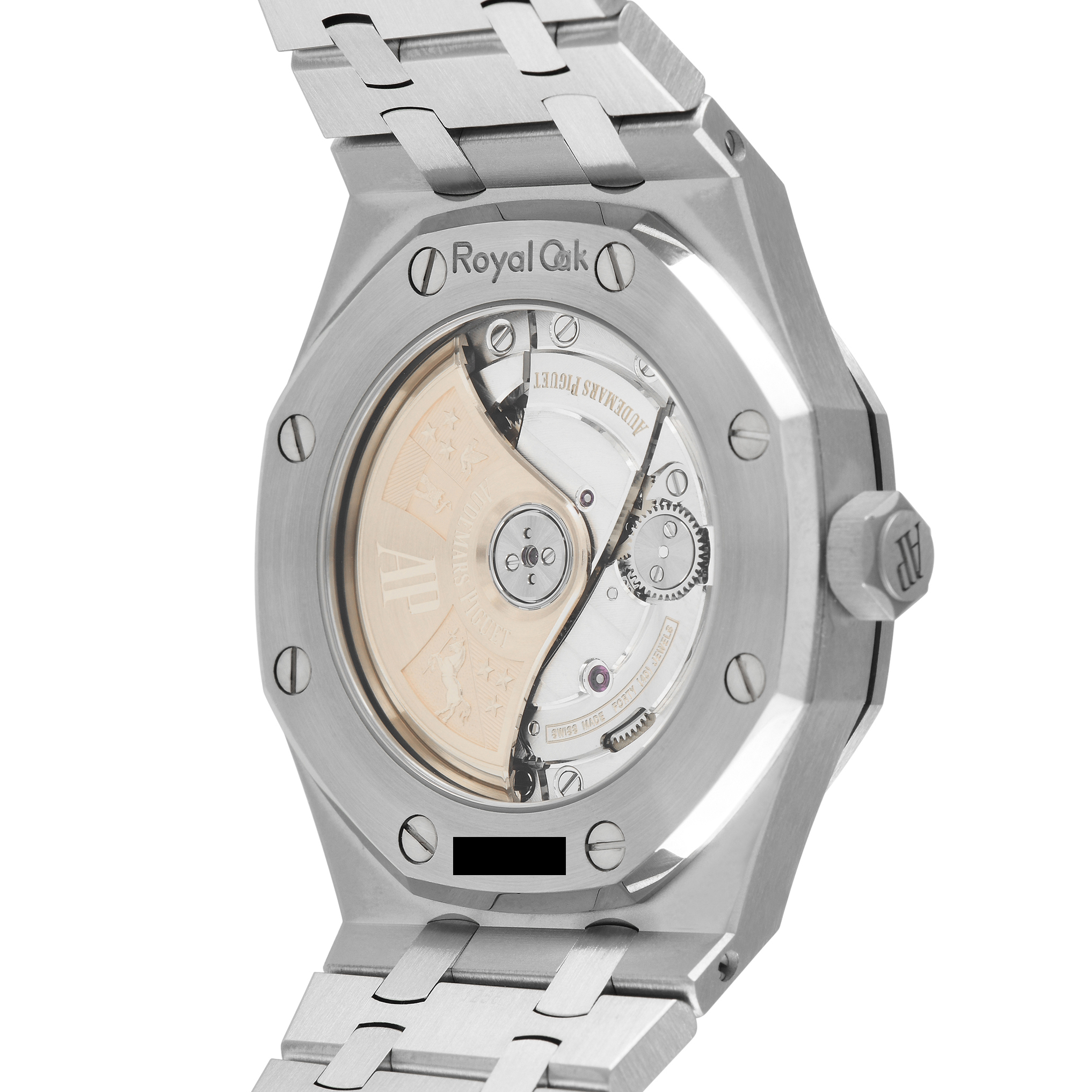 Audemars Piguet Royal Oak Diamond Bezel Gray Dial Automatic Watch 15451ST.ZZ.1256ST.02 - Image 3