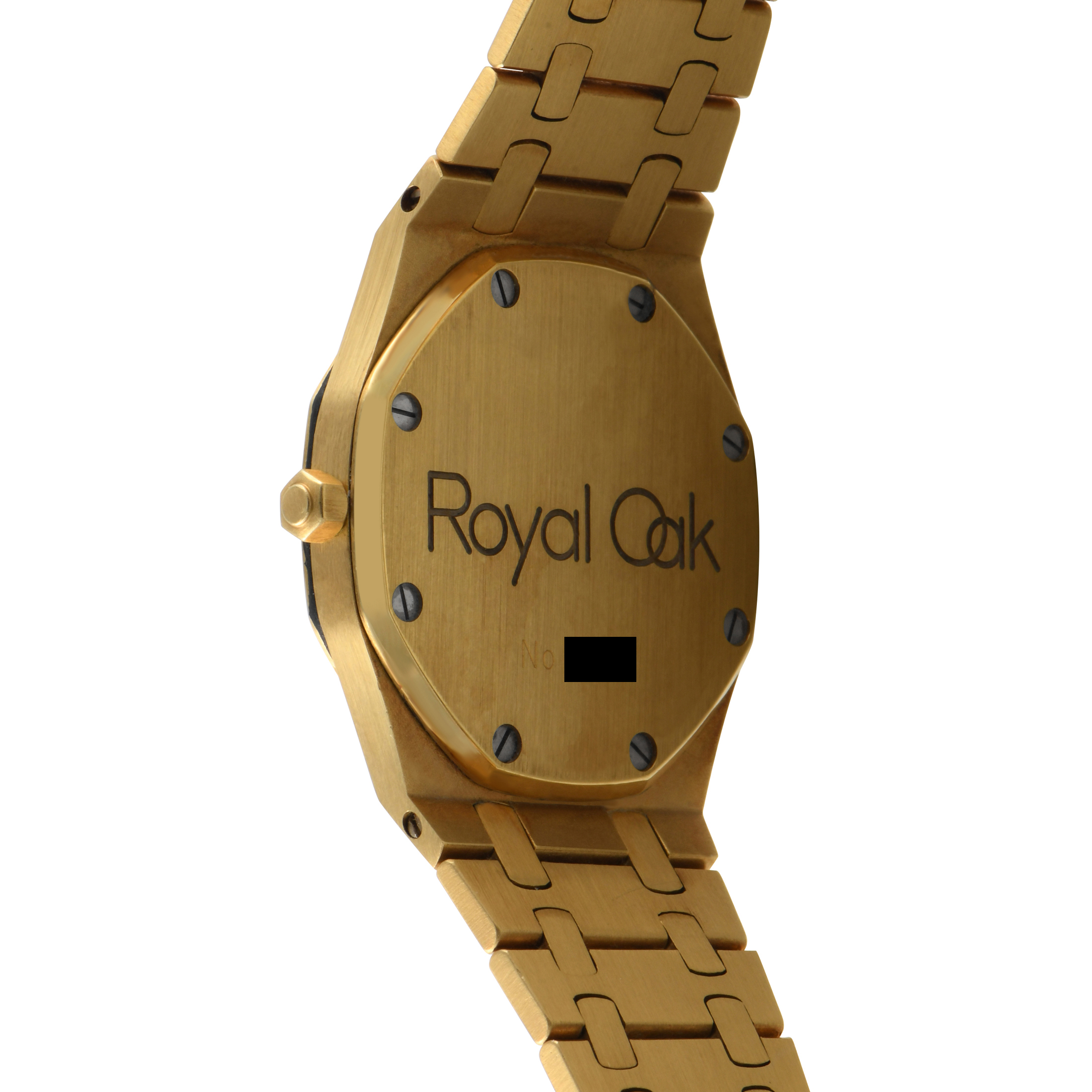 Audemars Piguet Royal Oak Slate Dial 18K Yellow Gold Watch 4100BA - Image 3