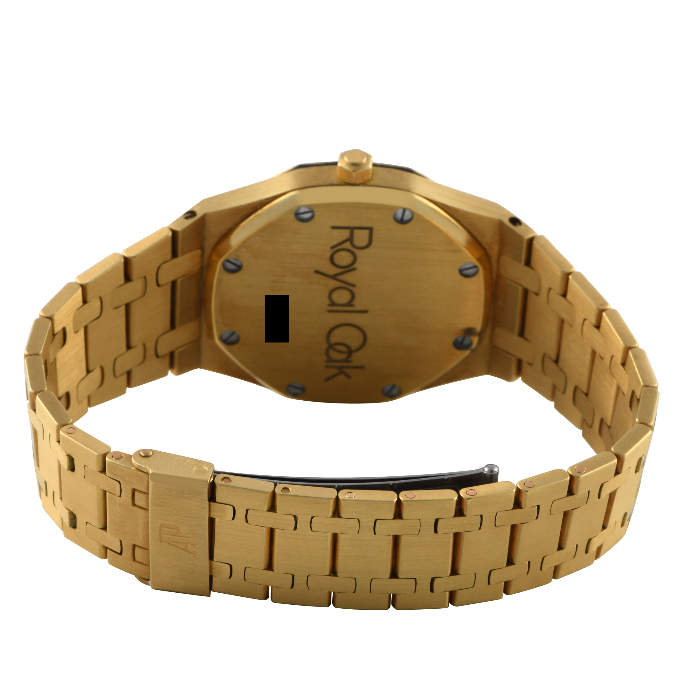 Audemars Piguet Royal Oak Slate Dial 18K Yellow Gold Watch 4100BA - Image 4
