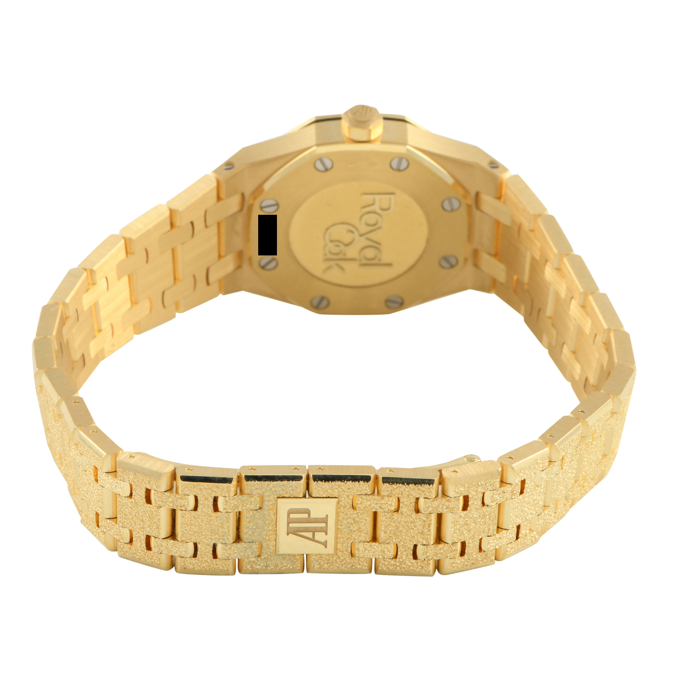 Audemars Piguet Royal Oak Mini Frosted Yellow Gold Watch 67630BA.GG.1312BA.01 - Image 4