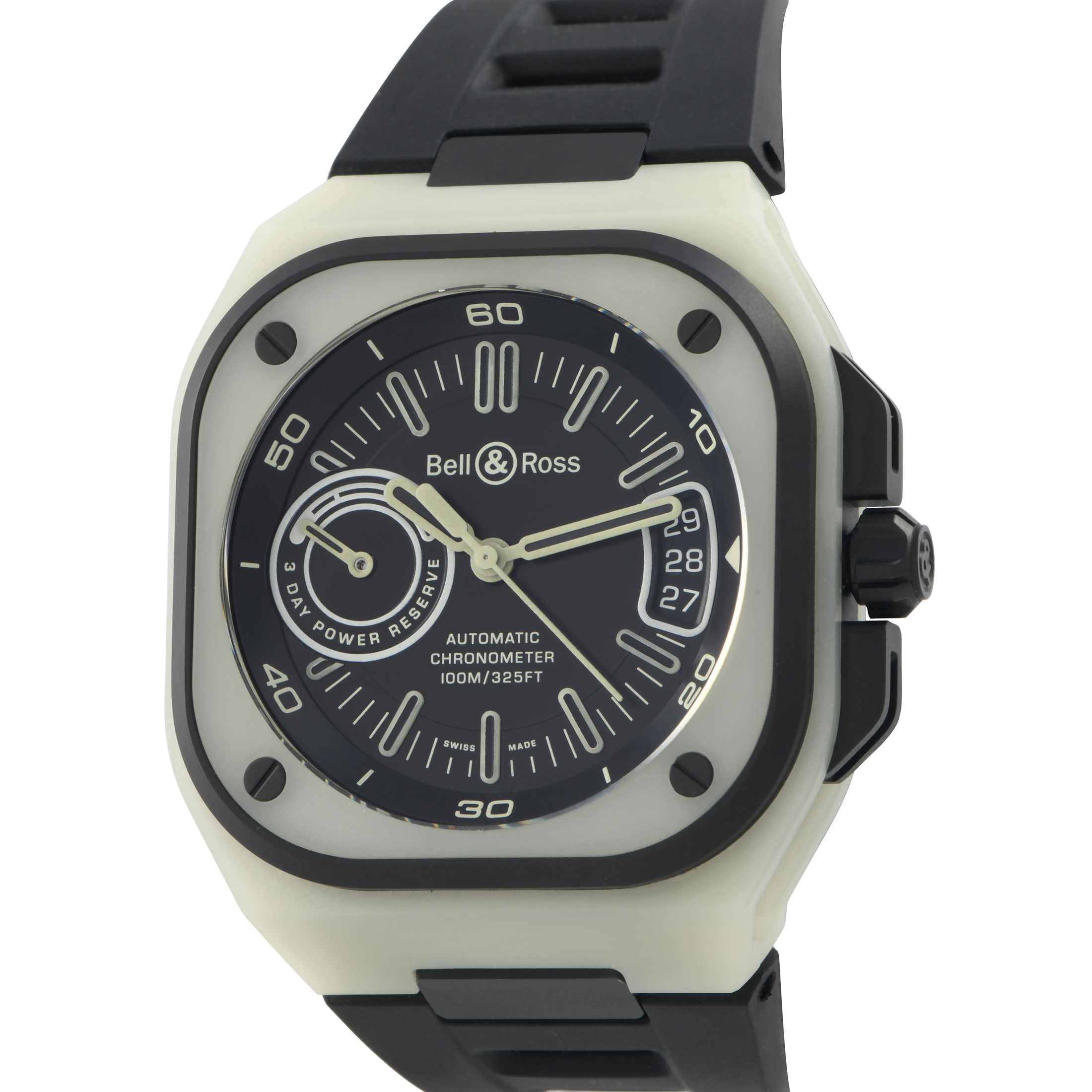 Bell & Ross BR-X5 Green Lum Limited Edition Watch BRX5R-LUM-TC/SRB GREEN LUM - Image 2