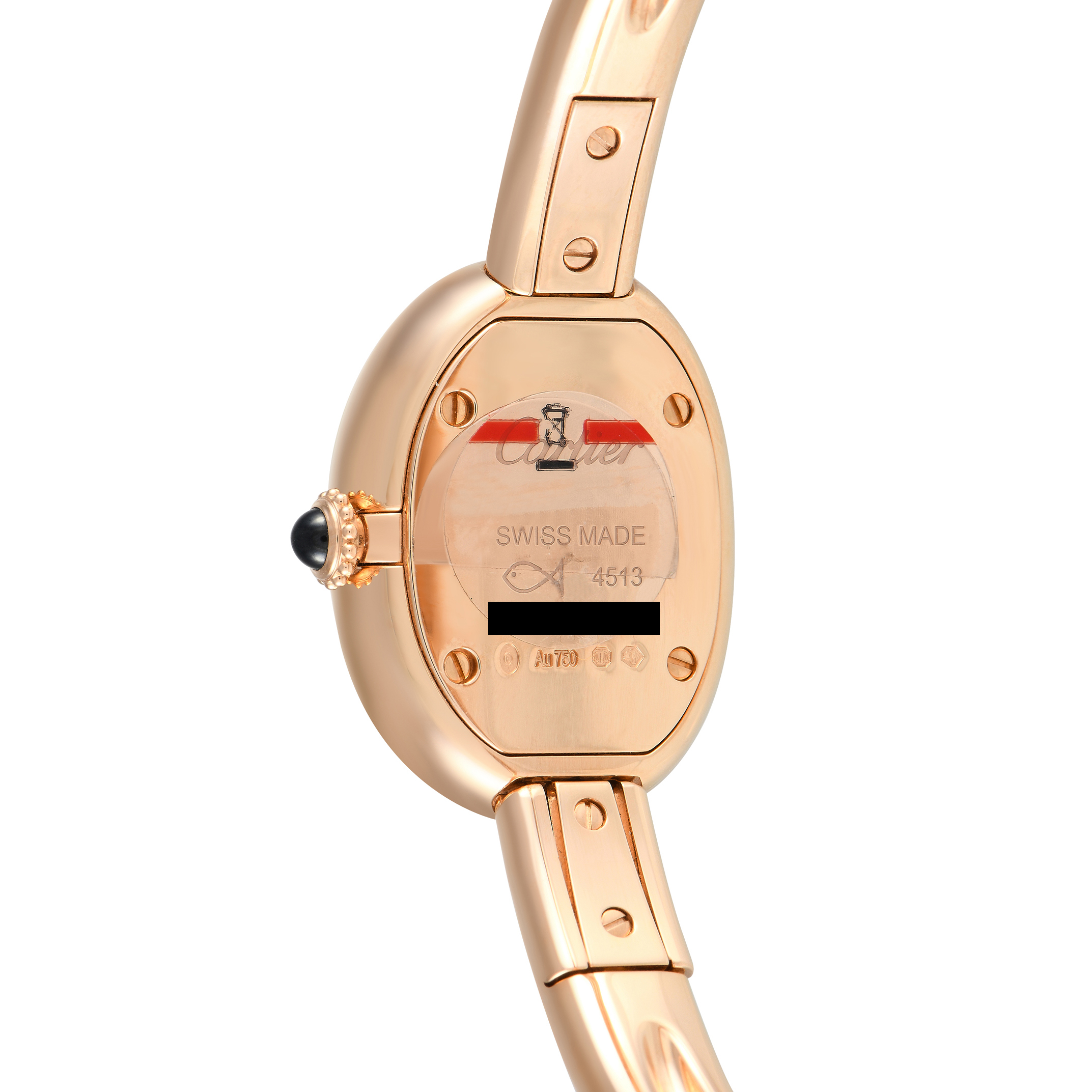 Cartier Baignoire 18K Rose Gold Ladies Watch WGBA0020 - Image 3