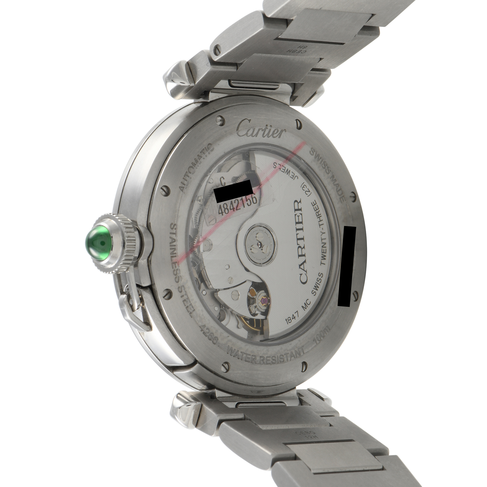 Cartier Pasha Arabic Dial Watch WSPA0022 - Image 3