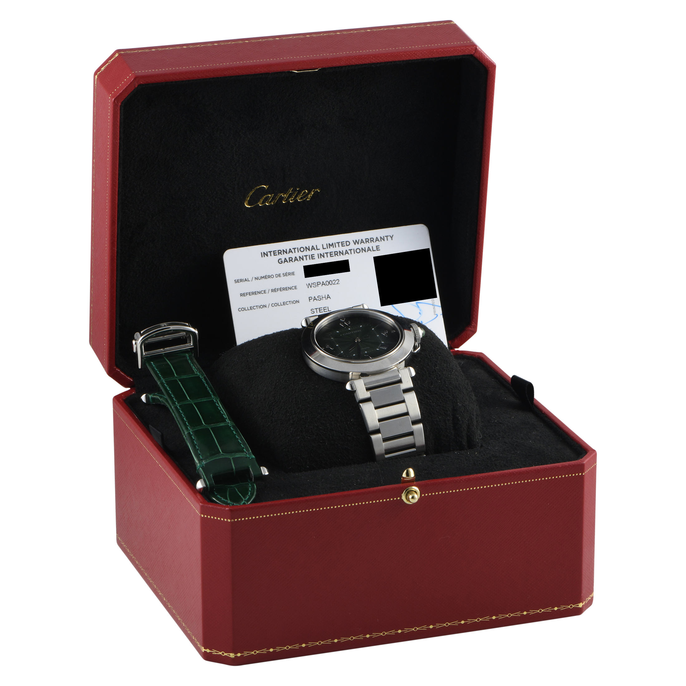 Cartier Pasha Arabic Dial Watch WSPA0022 - Image 5