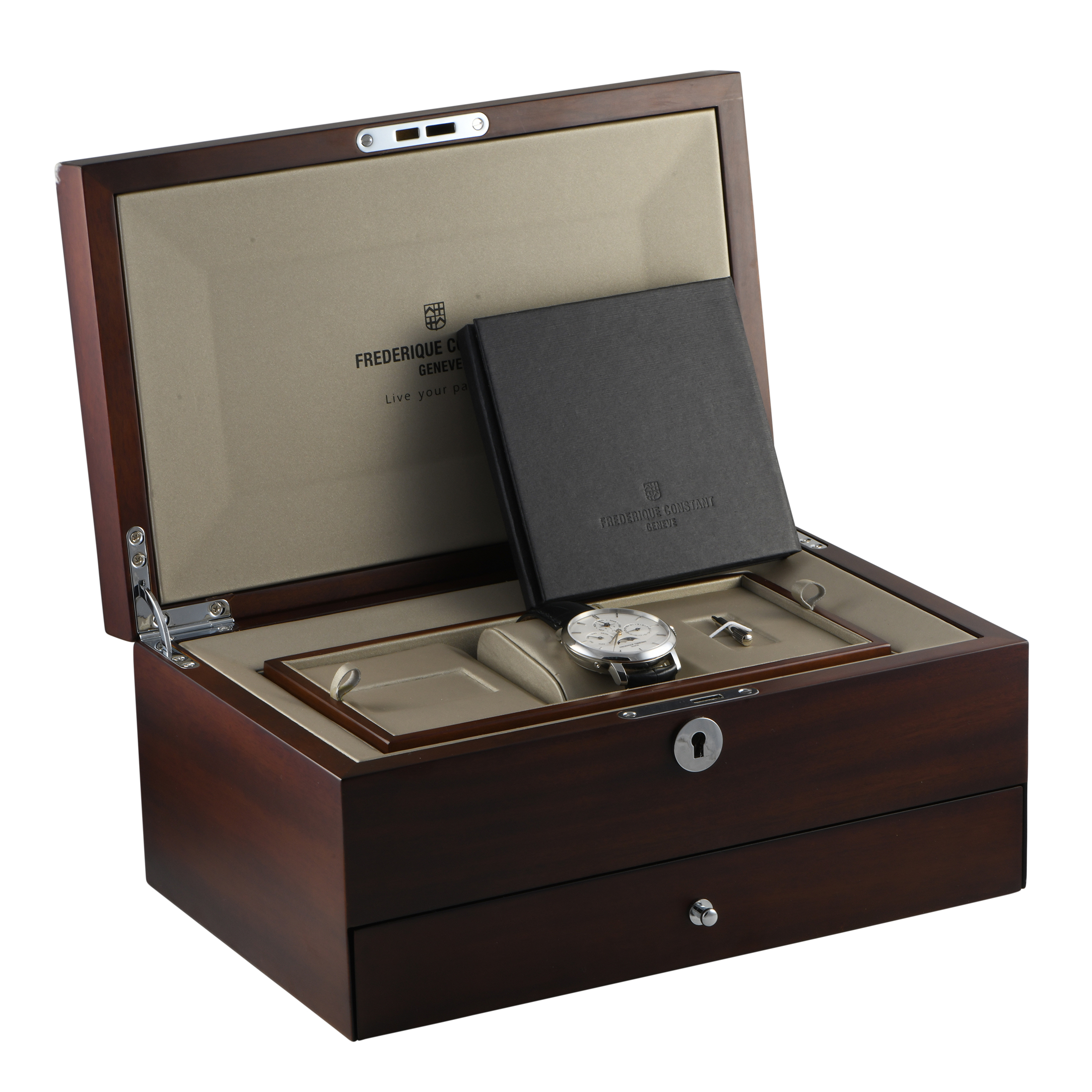 Frederique Constant Slimline Perpetual Moonphase Watch FC-775S4S6 - Image 5