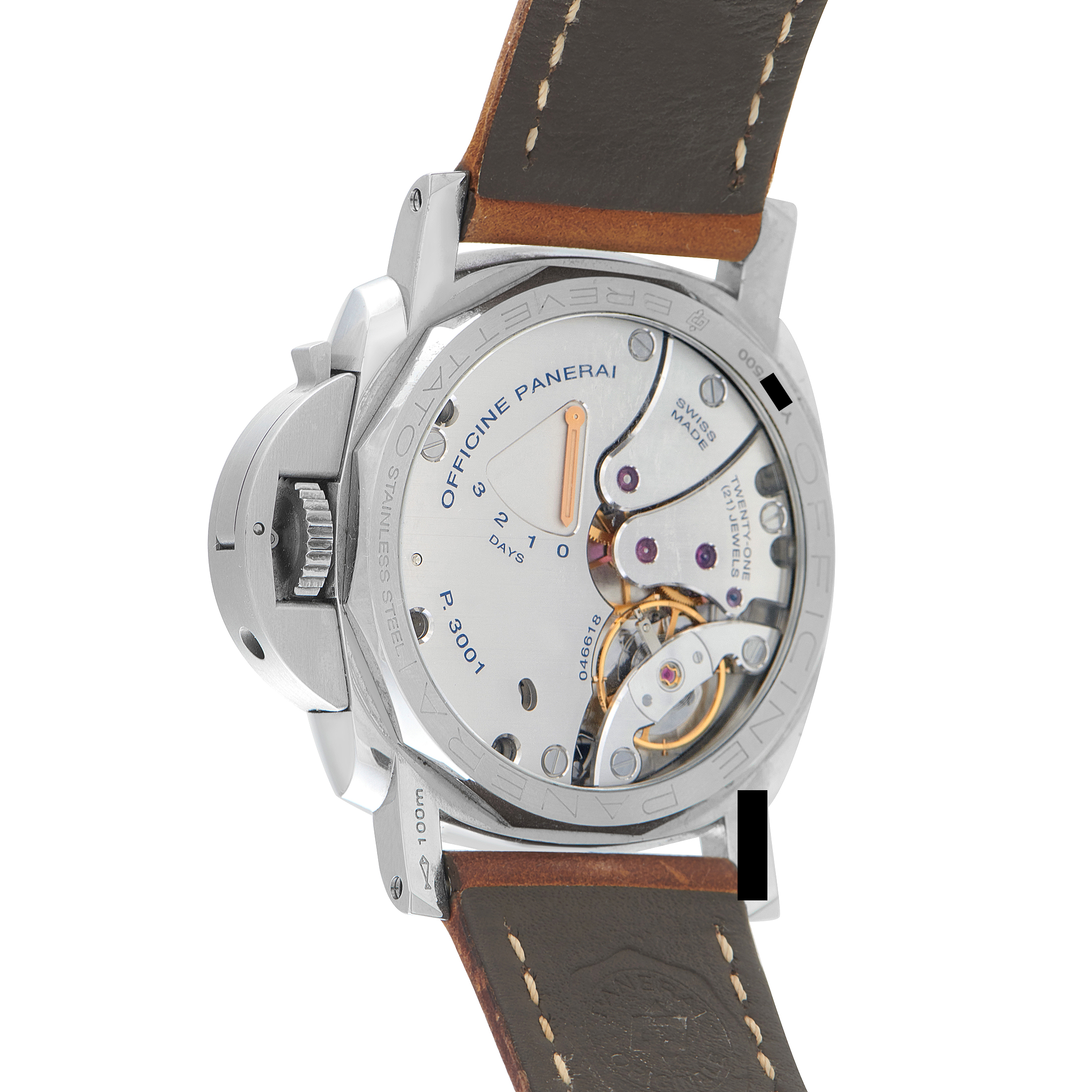 Officine Panerai Luminor Marina 1950 3-Days Steel Watch PAM00422 - Image 3