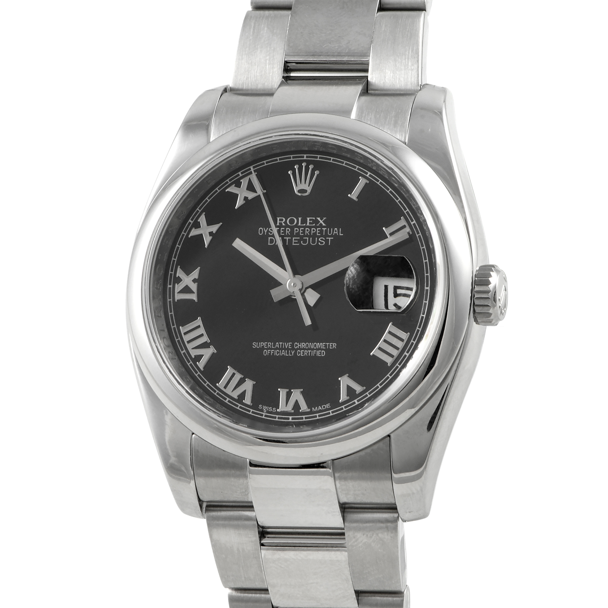 Rolex Datejust 36 Black Dial Watch 116200 - Image 2