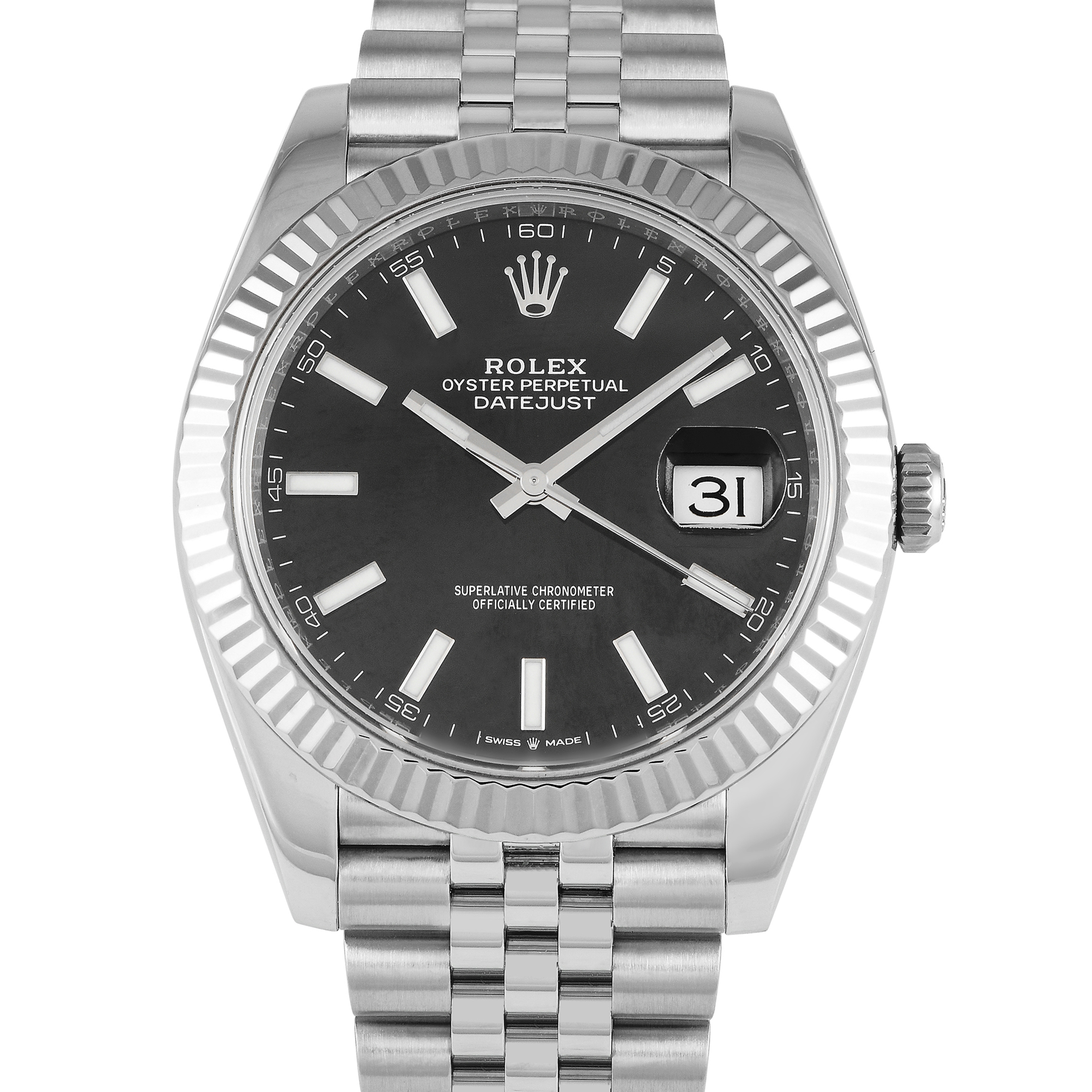 Rolex Datejust 41 Black Dial Watch 126334