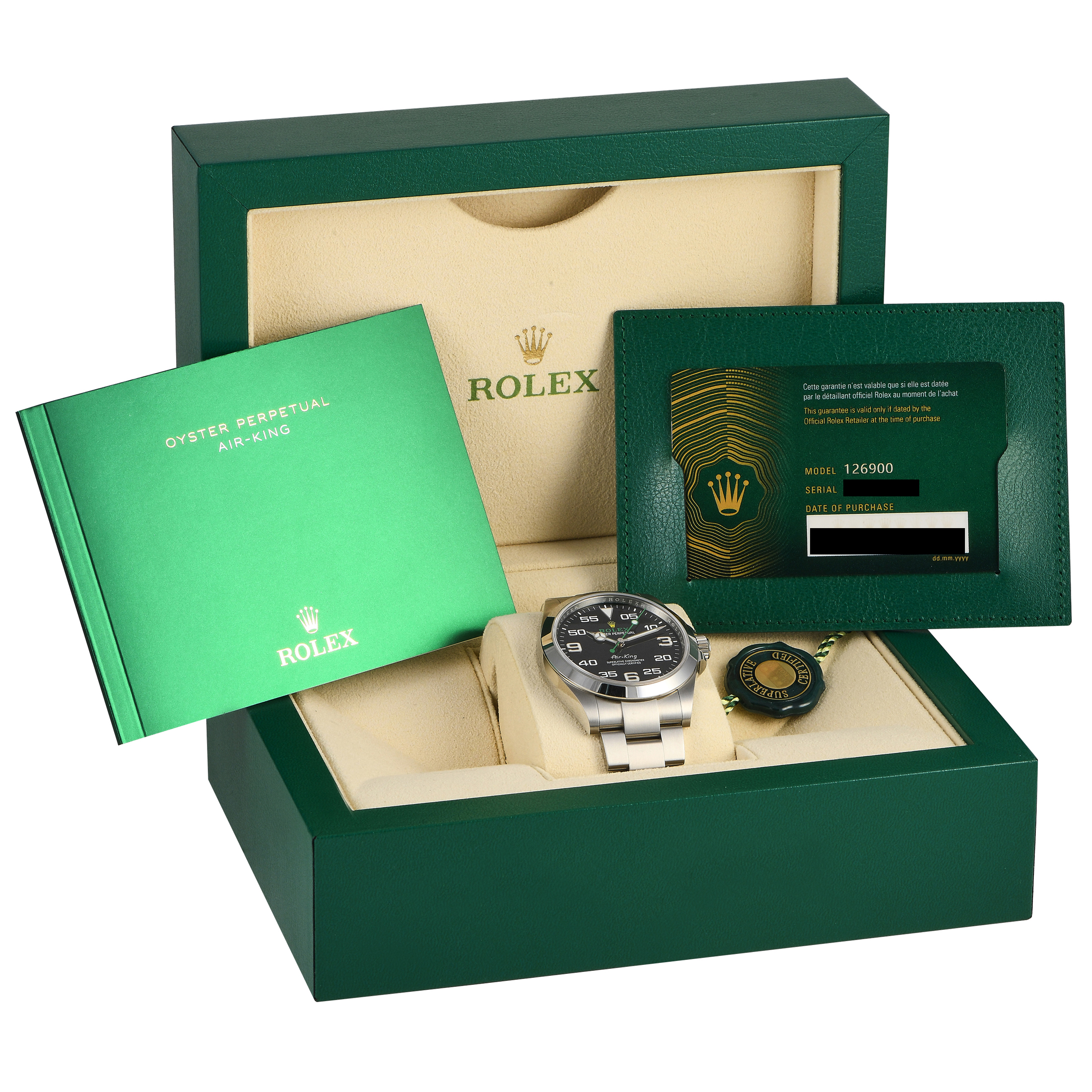 Rolex Oyster Perpetual Air-King Steel Watch 126900 - Image 5