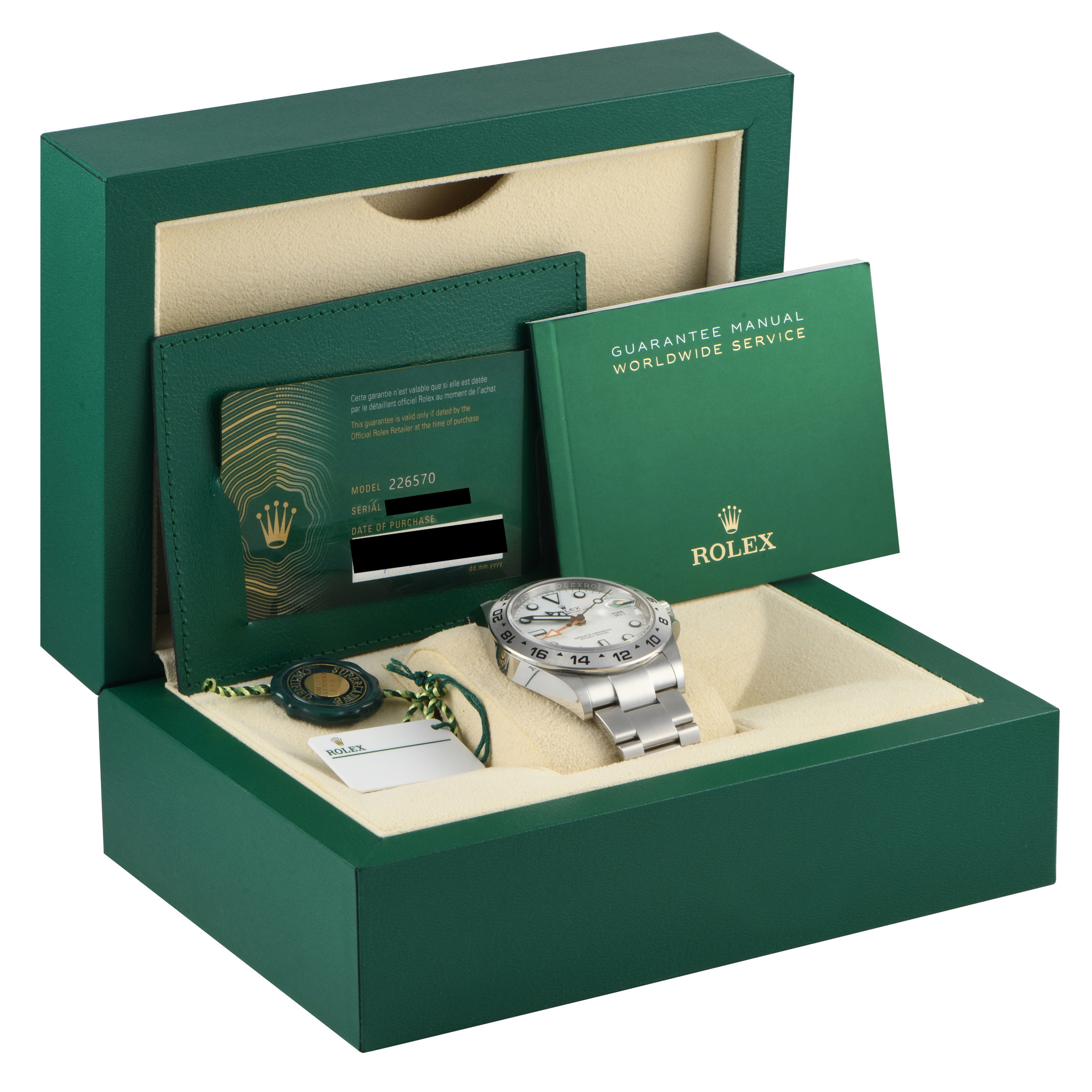 Rolex Explorer II White Dial Watch 226570 - Image 5