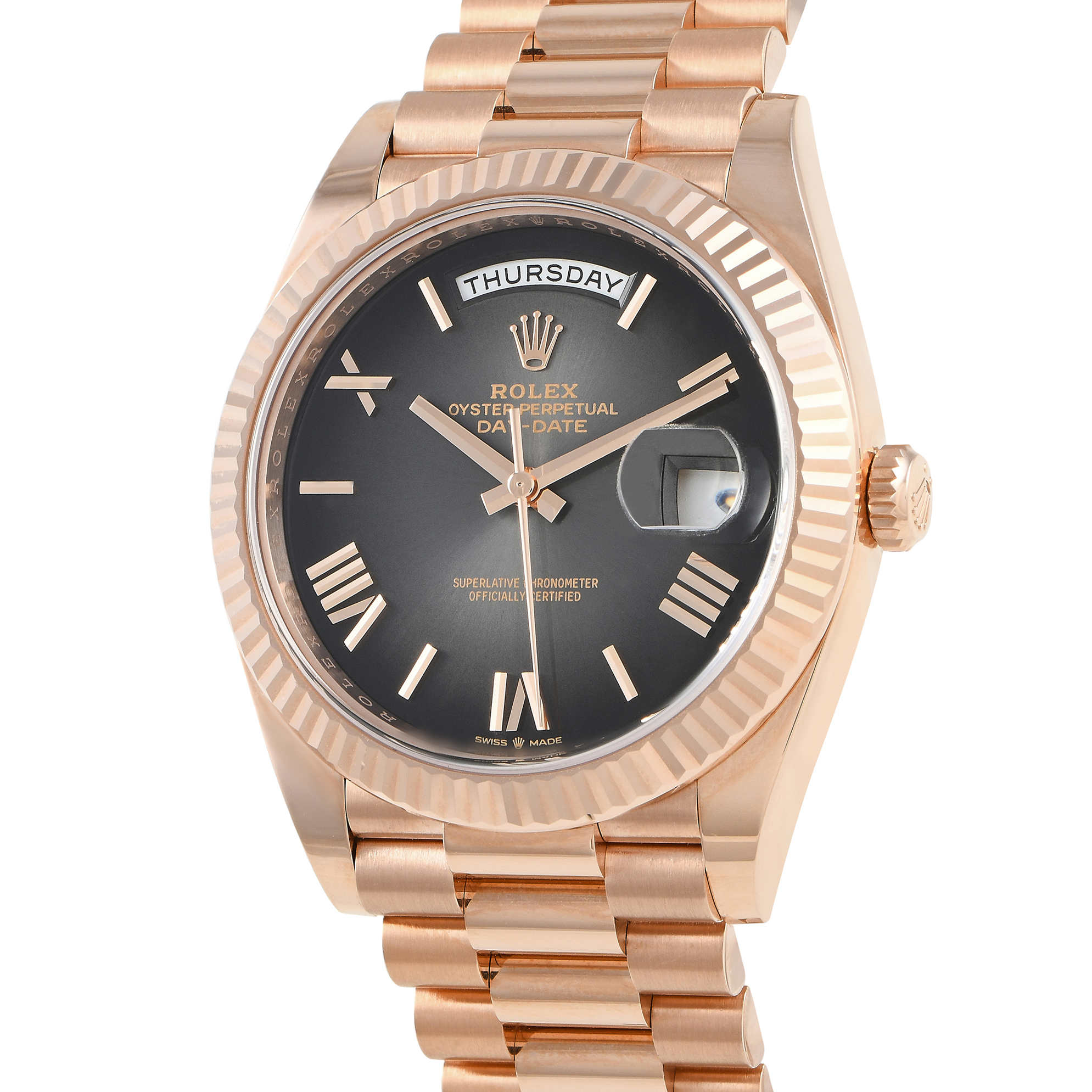Rolex Day-Date 40 Slate Ombre Dial Watch 228235 - Image 2