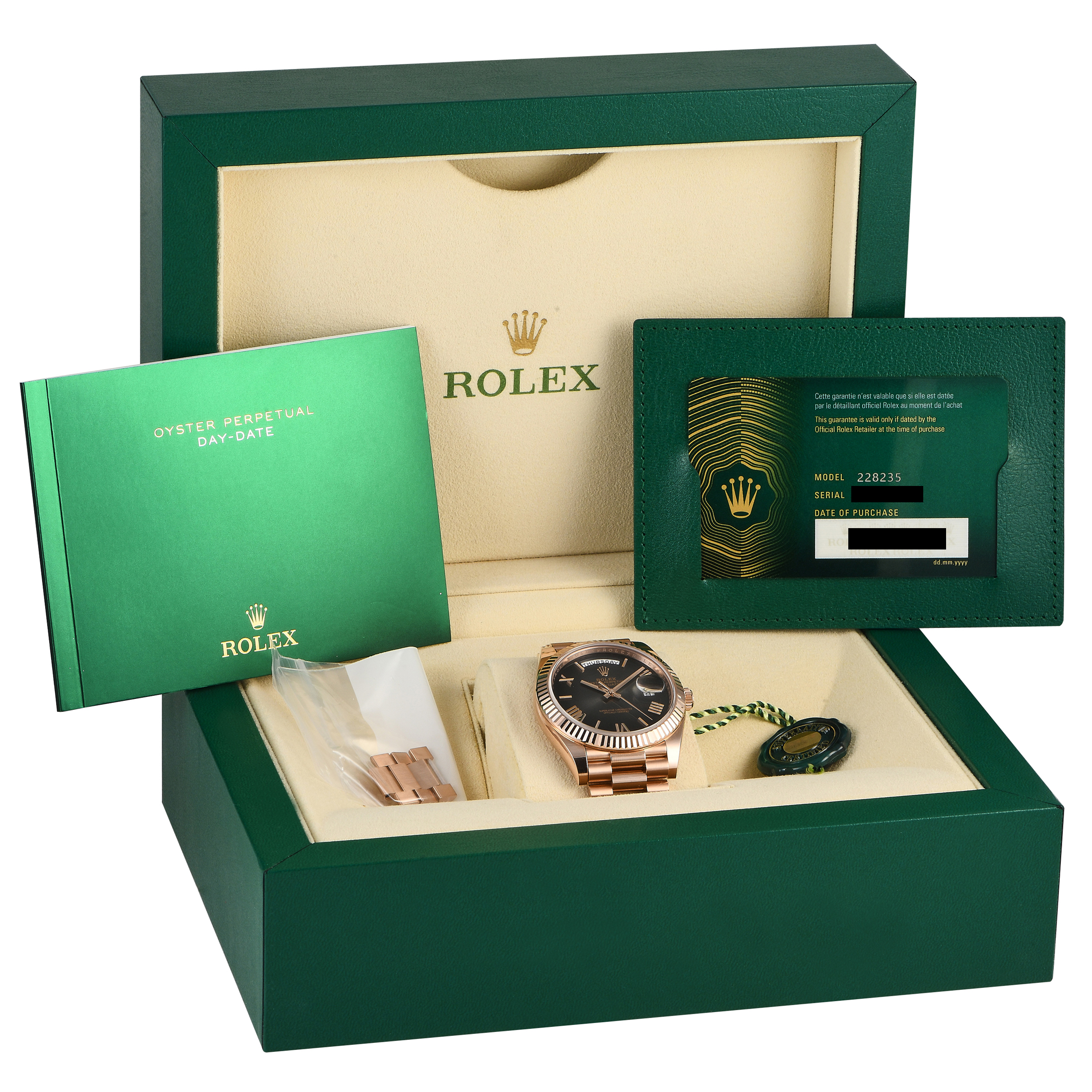 Rolex Day-Date 40 Slate Ombre Dial Watch 228235 - Image 5