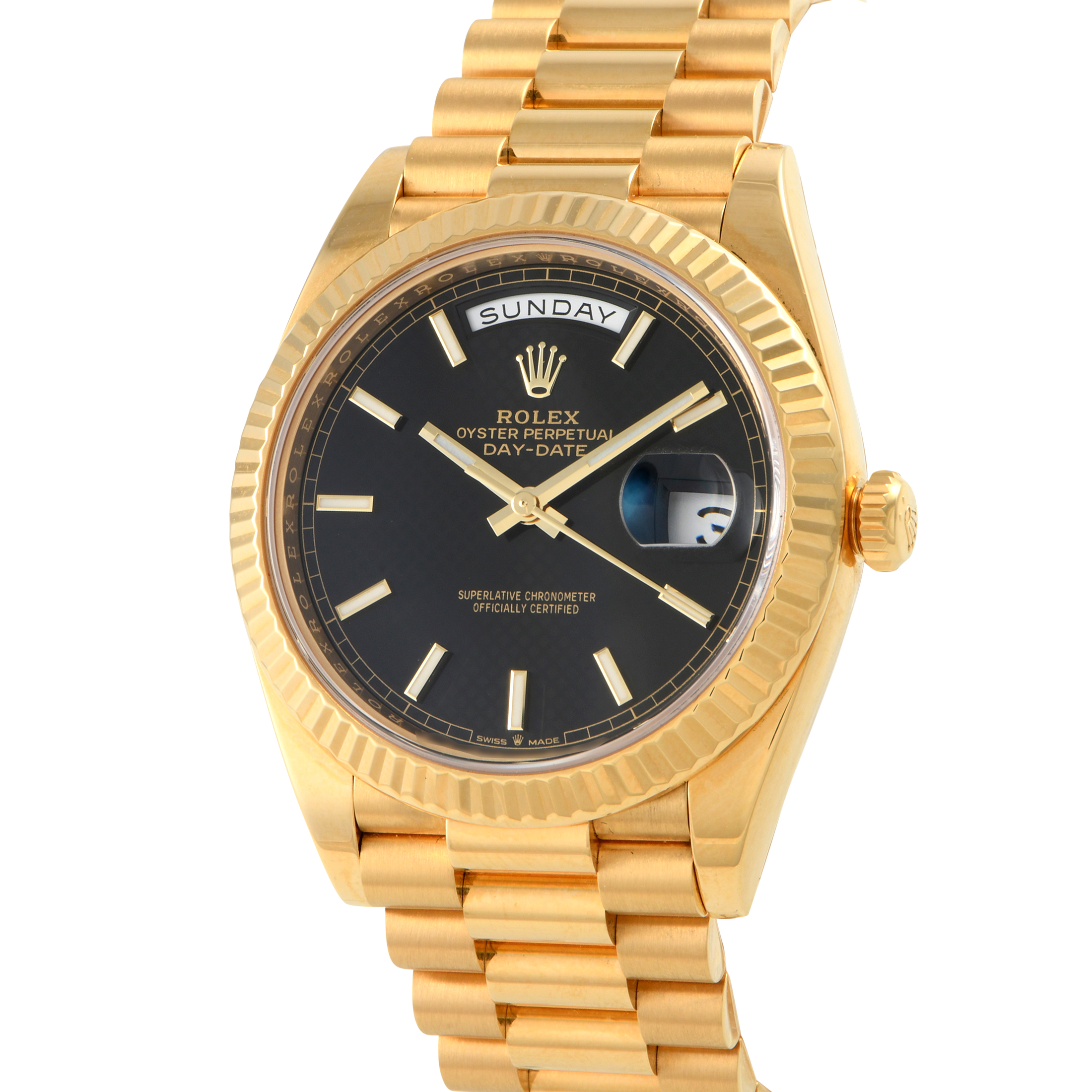 Rolex Day-Date 40 Black Dial Watch 228238 - Image 2