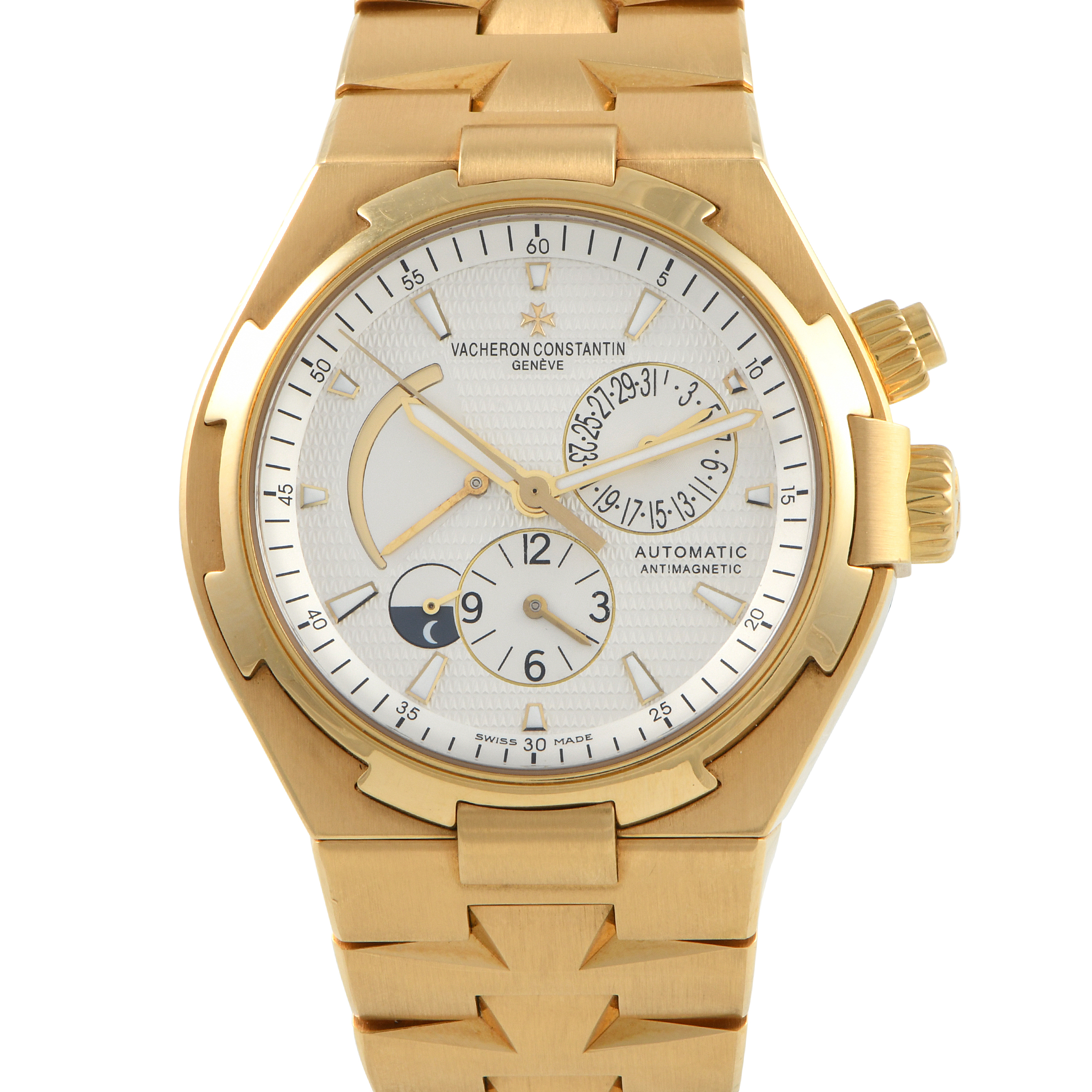 Vacheron Constantin Overseas Dual Time Zone Yellow Gold Watch