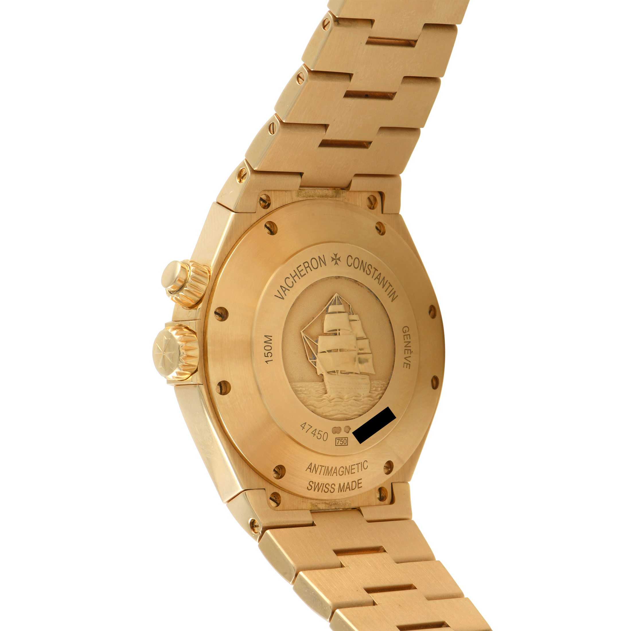 Vacheron Constantin Overseas Dual Time Zone Yellow Gold Watch 47450/B01J-9228 - Image 3