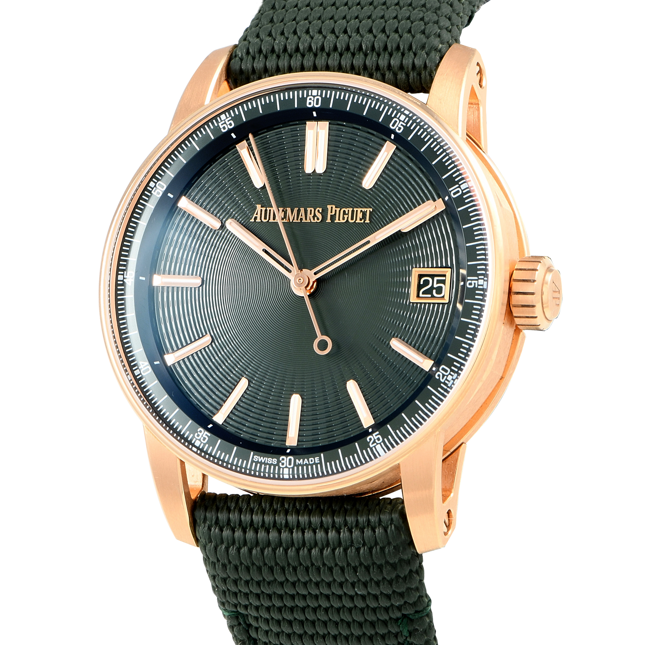 Audemars Piguet Code 11.59 Green Dial Rose Gold Watch 15210OR.OO.A056KB.01 - Image 2