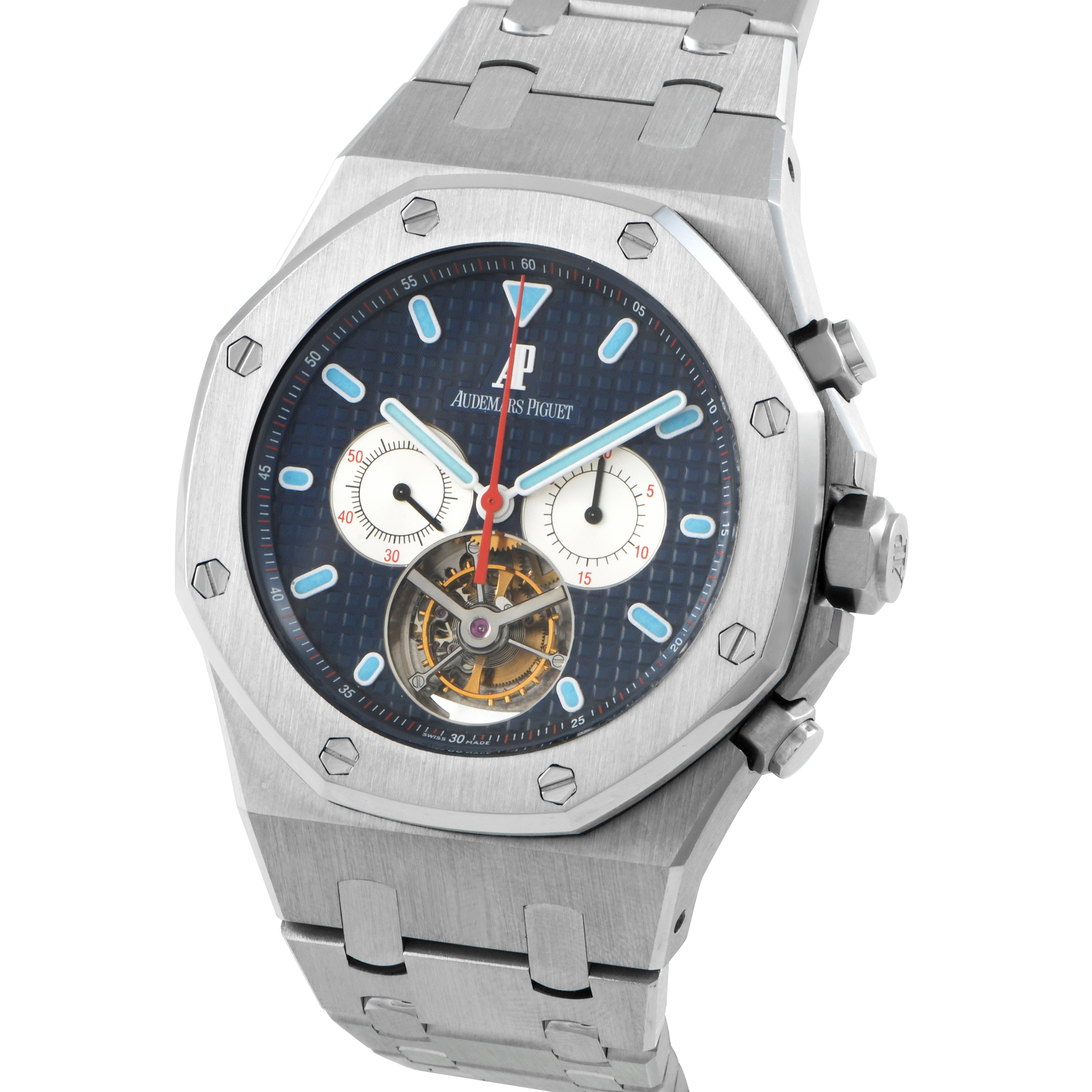 Audemars Piguet Royal Oak Tourbillon Chronograph Watch 25977ST.OO.1205ST.01 - Image 2