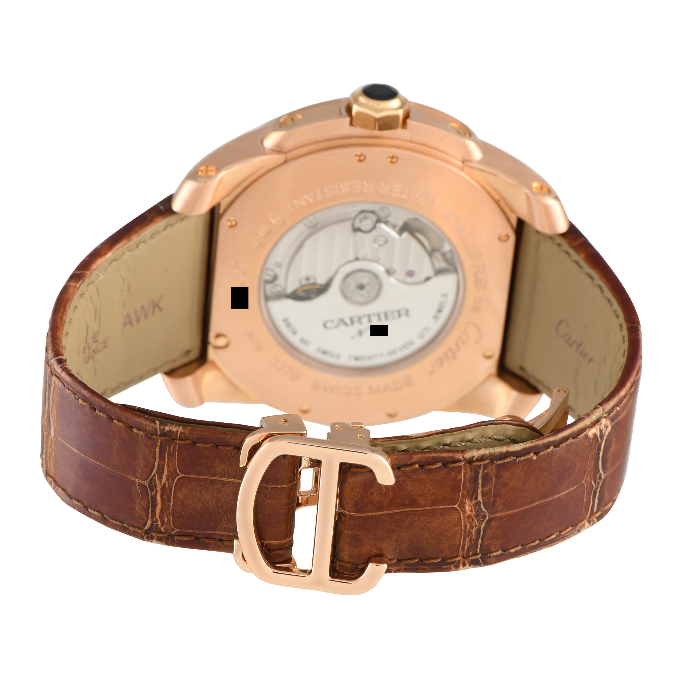 Cartier Calibre de Cartier Multiple Time Zone Rose Gold Watch W7100025 - Image 4