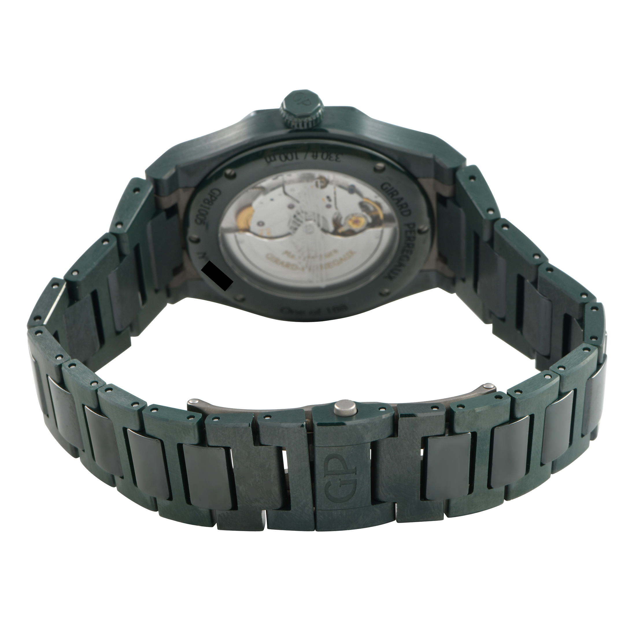 Girard Perregaux Laureato Green Ceramic Aston Martin Edition Watch 81005-32-3080-1cx - Image 4