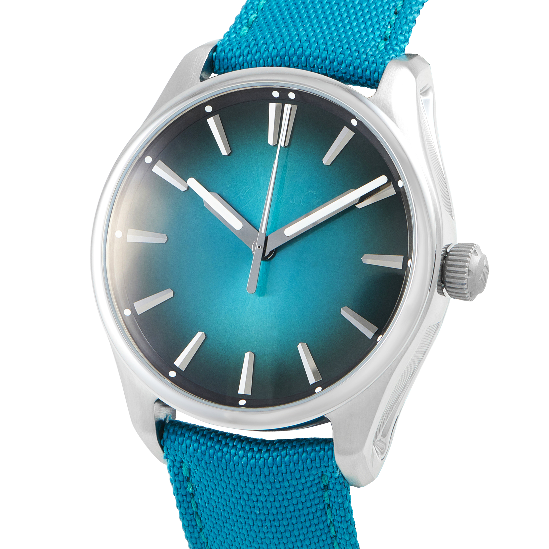 H. Moser Pioneer Center Seconds Blue Lagoon Fumé Watch 3200-1214 - Image 2