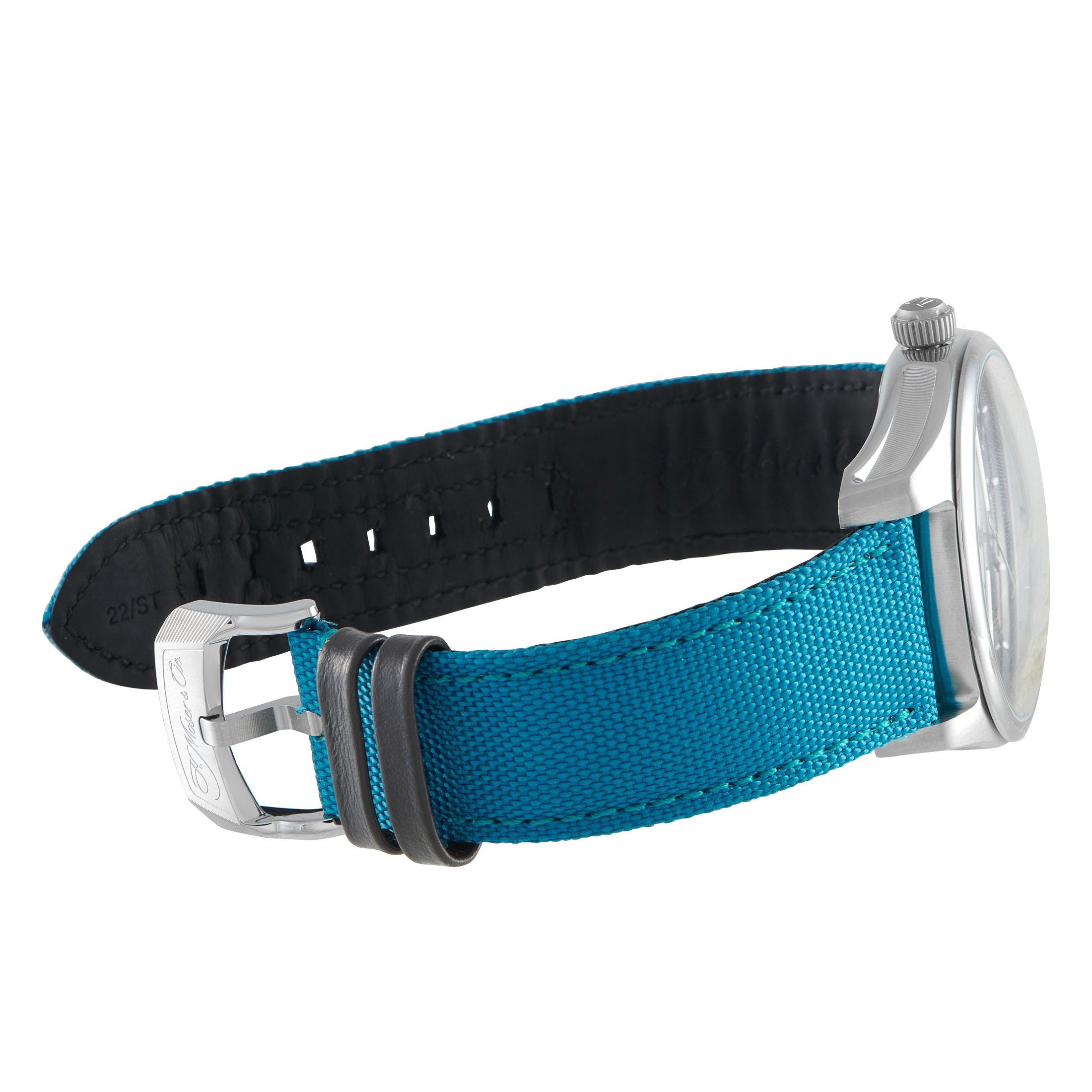 H. Moser Pioneer Center Seconds Blue Lagoon Fumé Watch 3200-1214 - Image 4