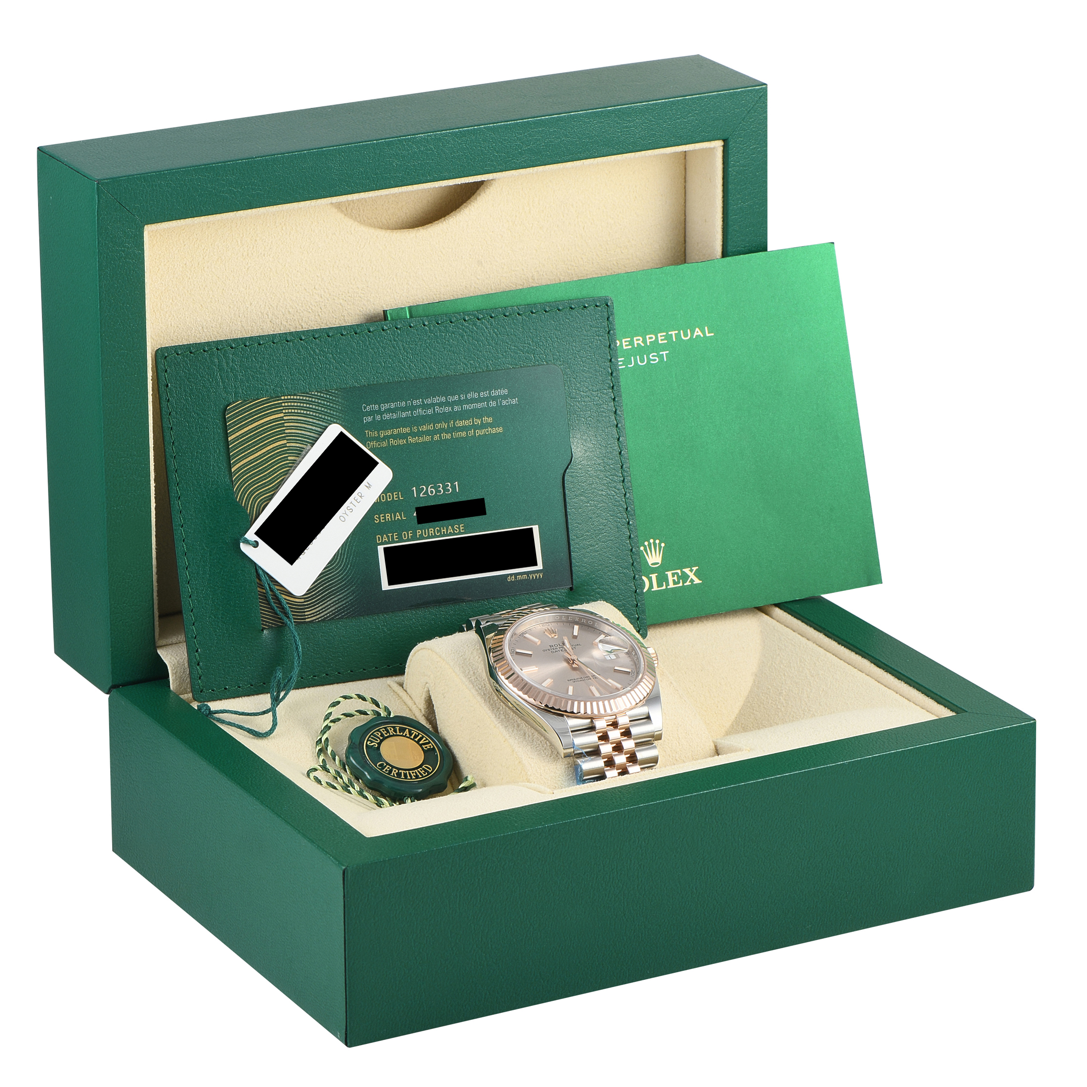 Rolex Datejust 41 Sundust Dial Watch 126331 - Image 5