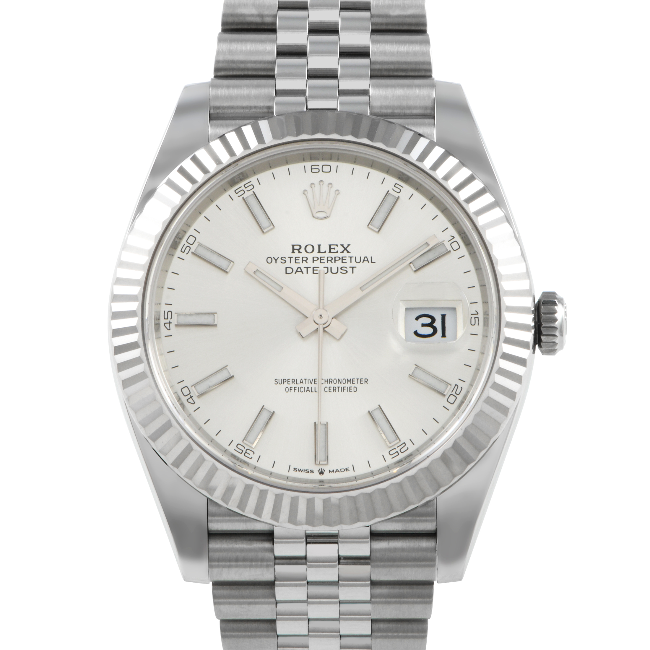 Rolex Datejust 41 Silver Dial Watch 126334