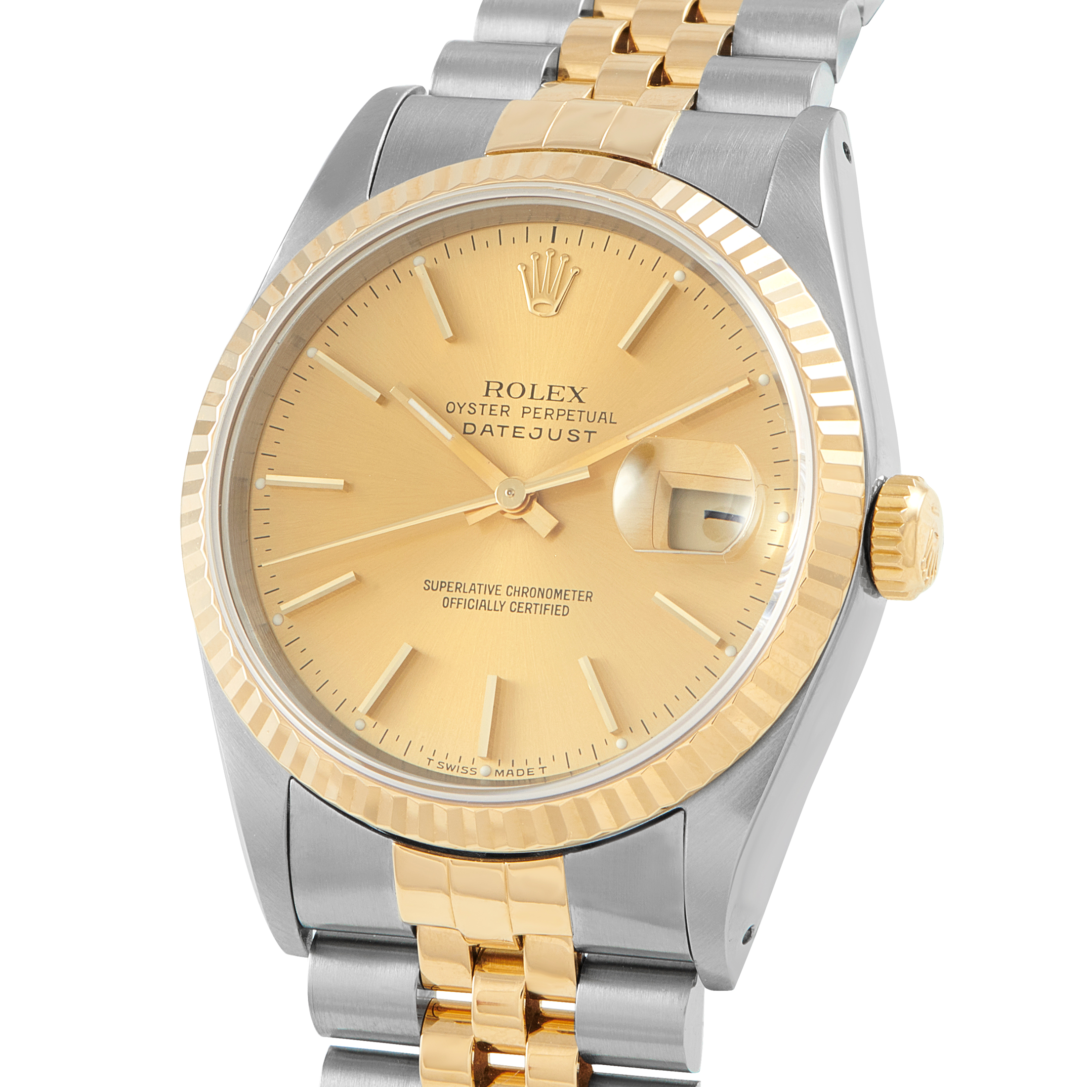 Rolex Datejust 36 Champagne Dial Watch 16233 - Image 2