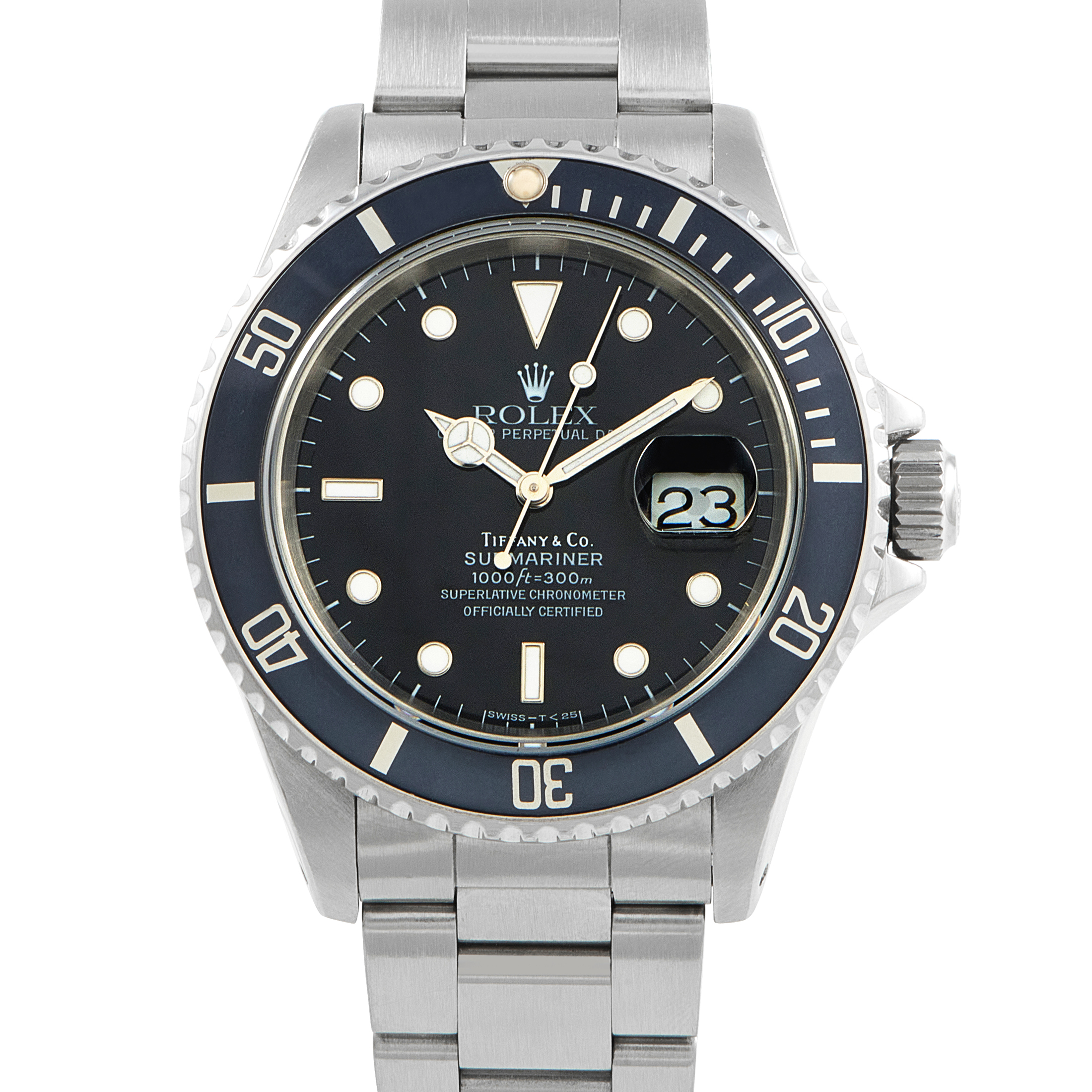 Rolex Submariner Date Tiffany & Co Watch 16610