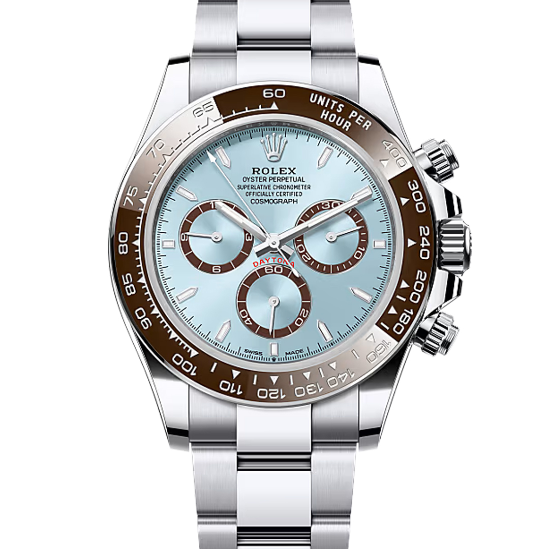 Rolex Daytona Ice Blue Dial Platinum Oyster Watch 126506