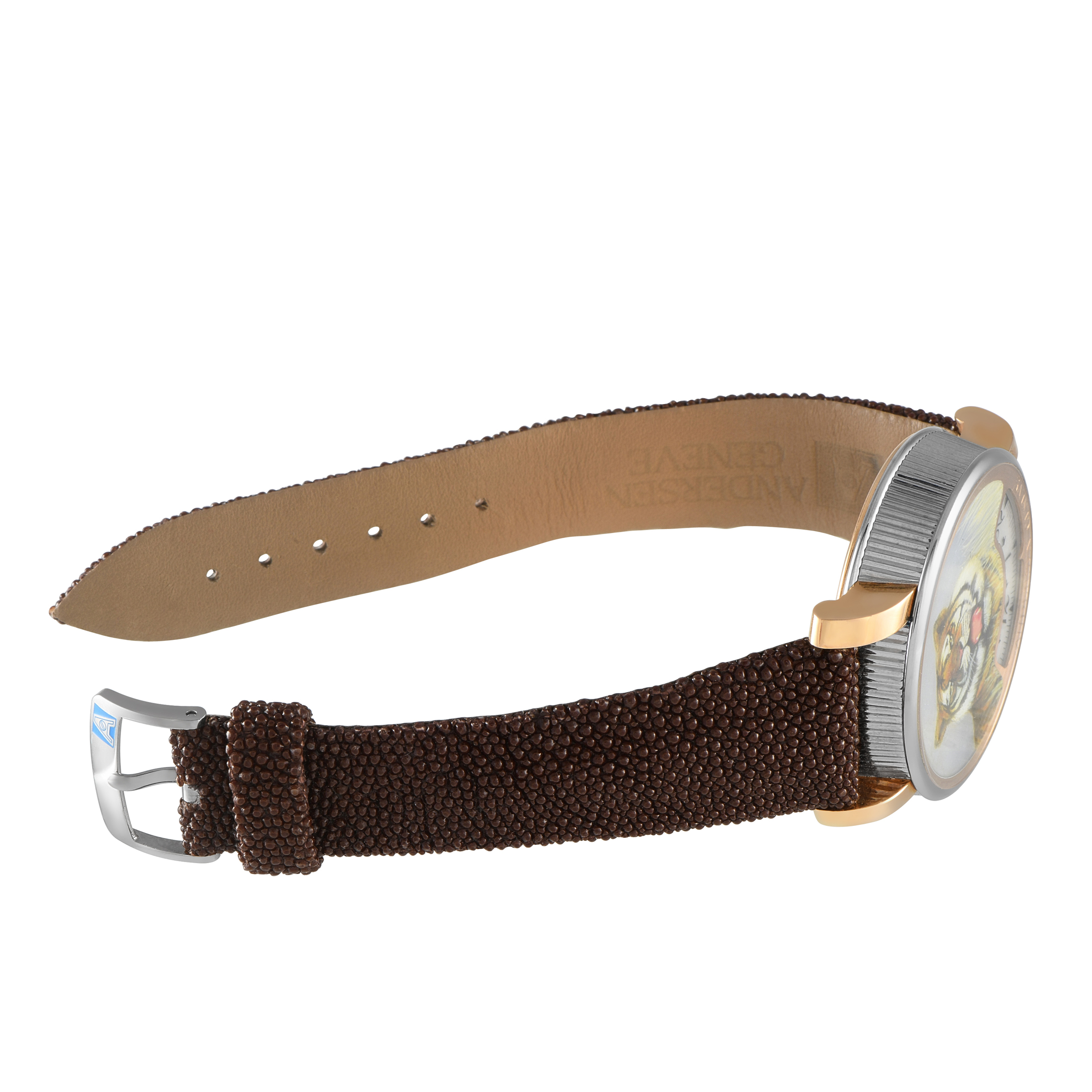 Andersen Geneve Montre à Tact Tiger Piece Unique Watch - Image 4
