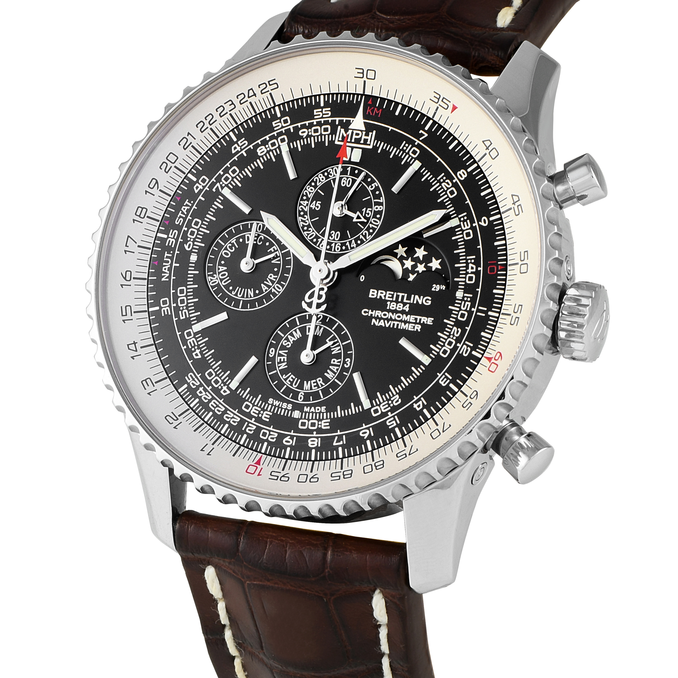 Breitling Navitimer 1461 Triple Calendar Watch A19380 - Image 2