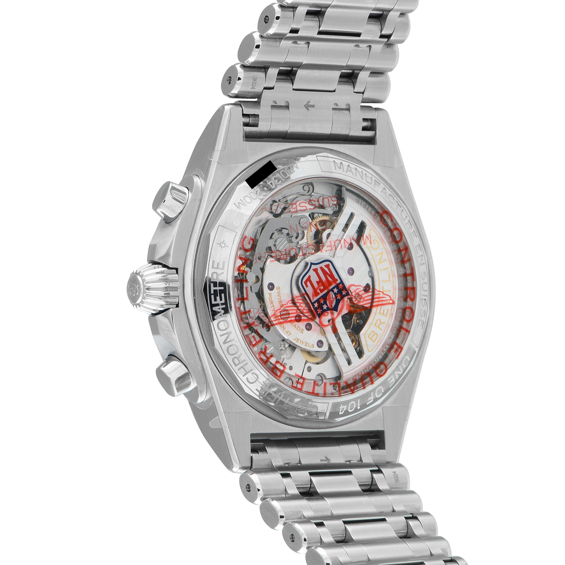 Breitling Chronomat B01 NFL Los Angeles Rams Edition Watch AB0134 - Image 3