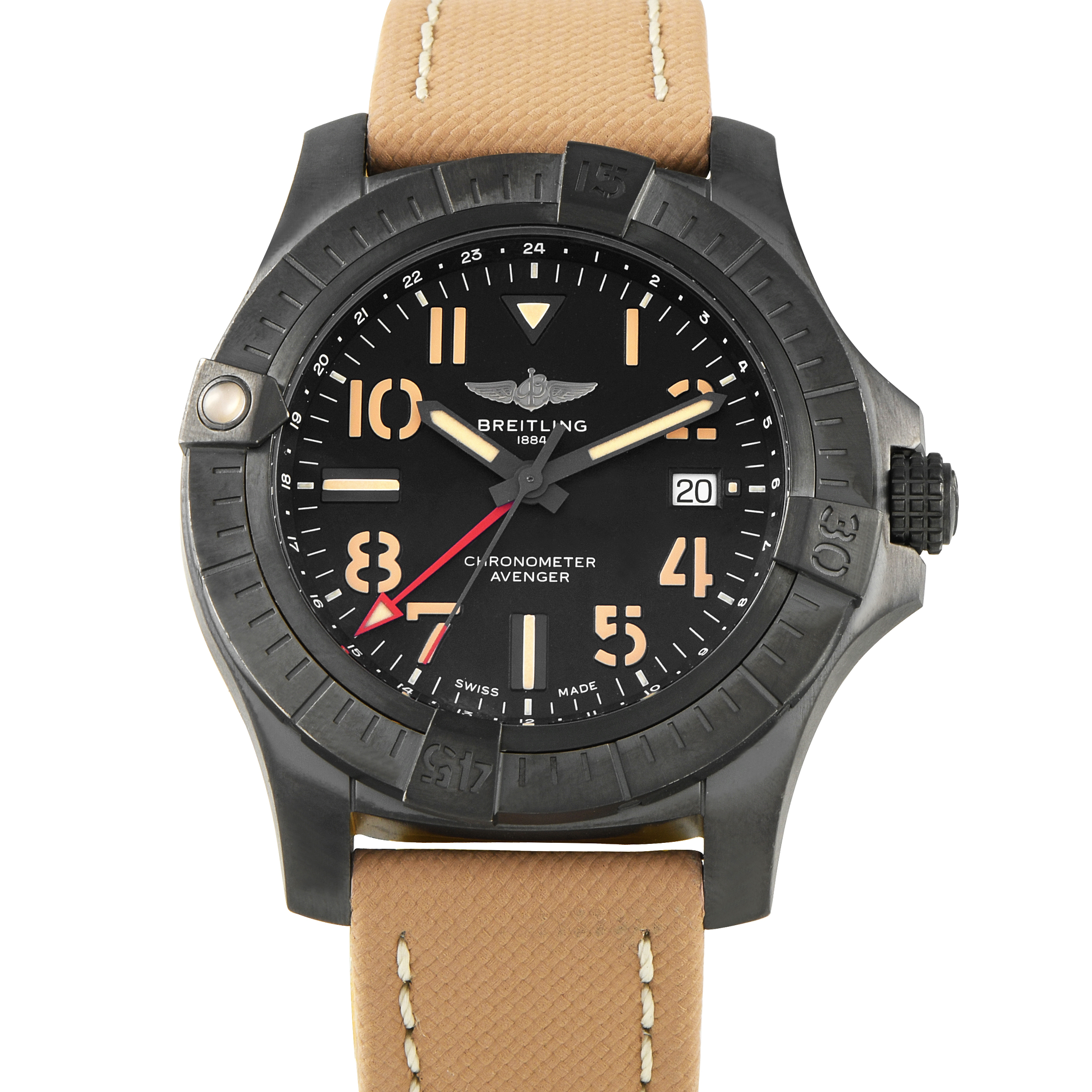 Breitling Avenger 45 GMT Night Mission Watch V32395