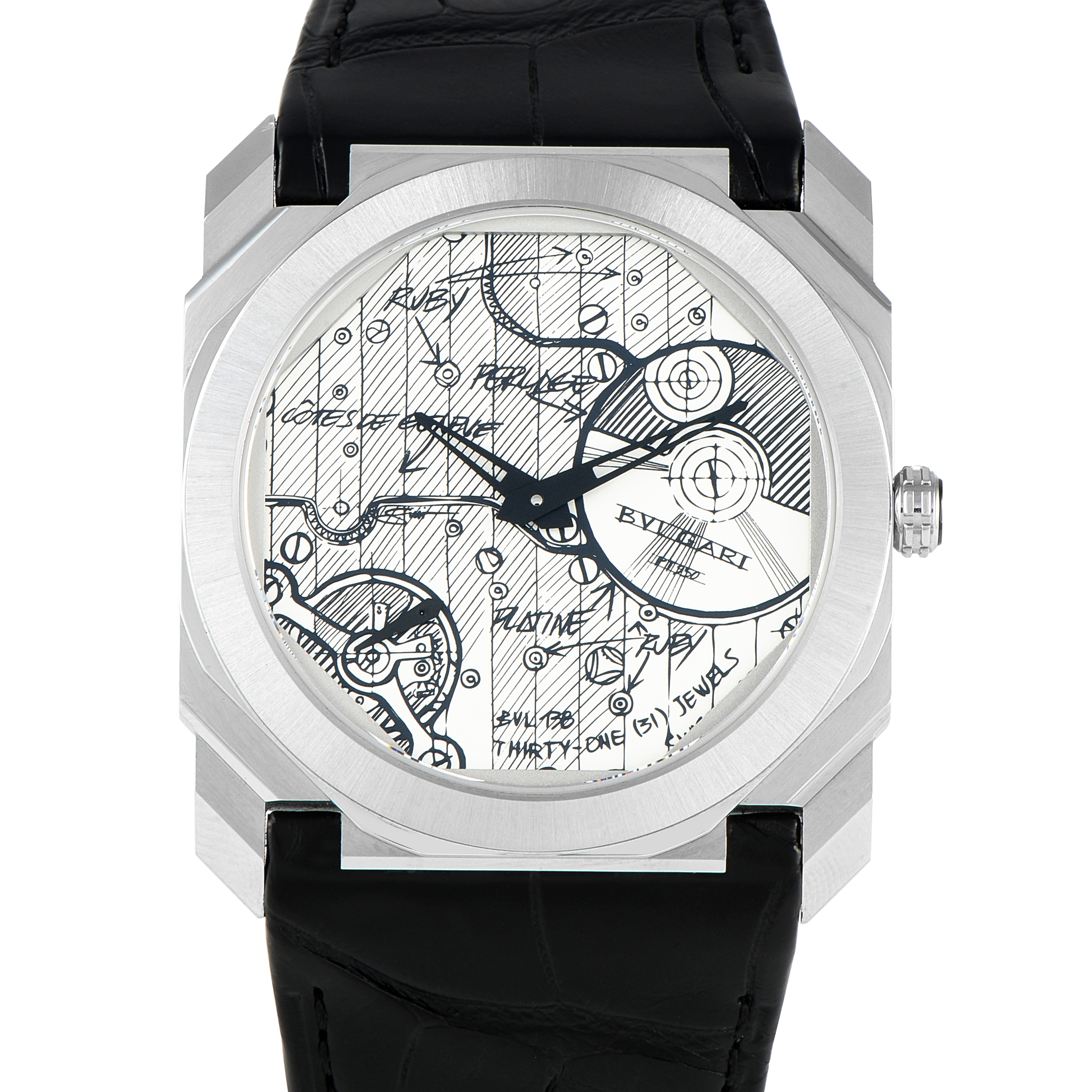 Bvlgari Octo Finissimo Sketch Dial Limited Edition Automatic Watch 104163