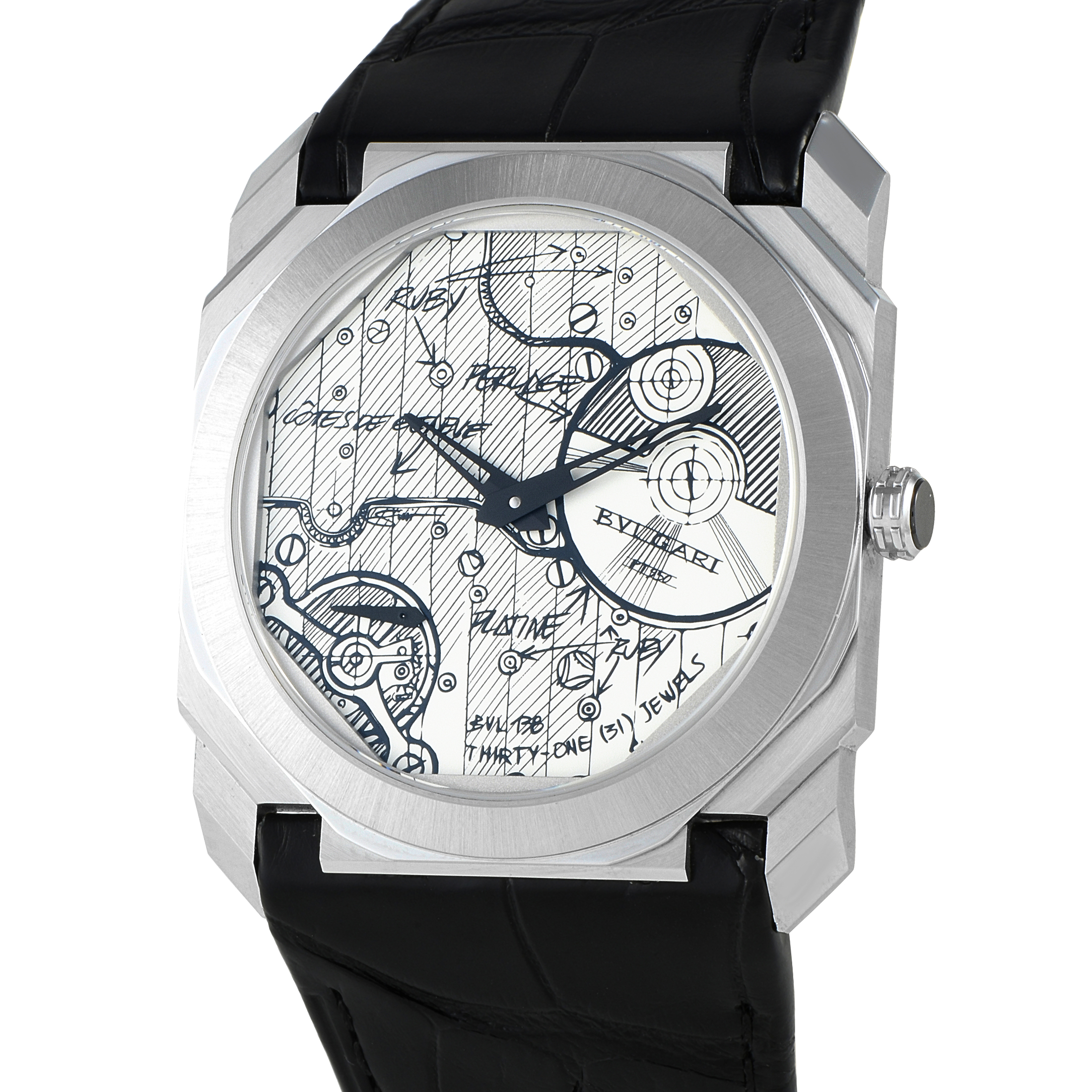 Bvlgari Octo Finissimo Sketch Dial Limited Edition Automatic Watch 104163 - Image 2