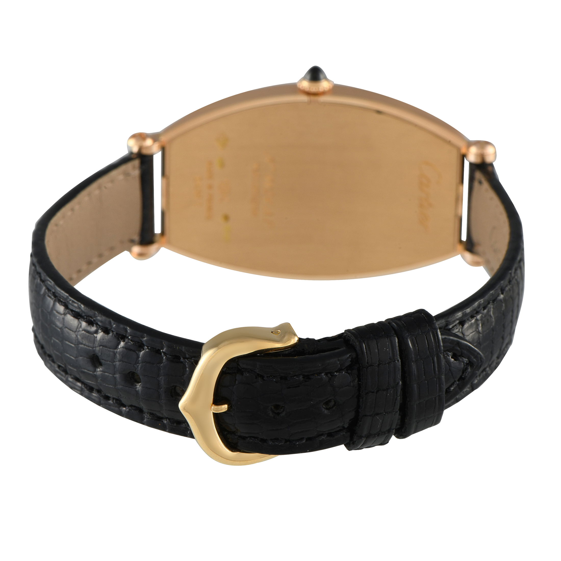 Cartier Tonneau Cintree Yellow Gold Watch 2458 - Image 4