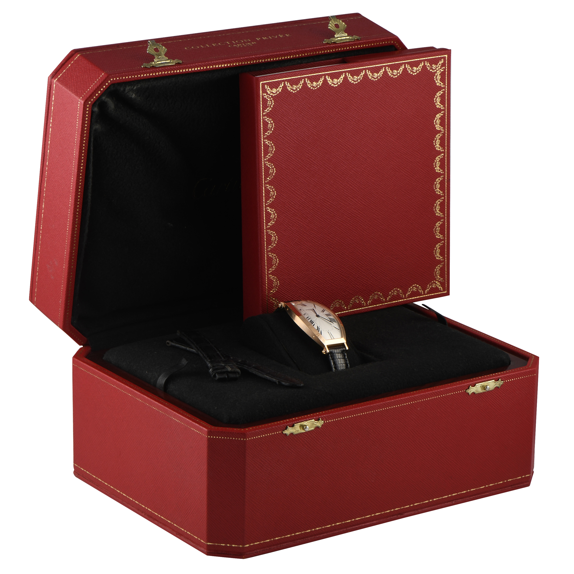 Cartier Tonneau Cintree Yellow Gold Watch 2458 - Image 5