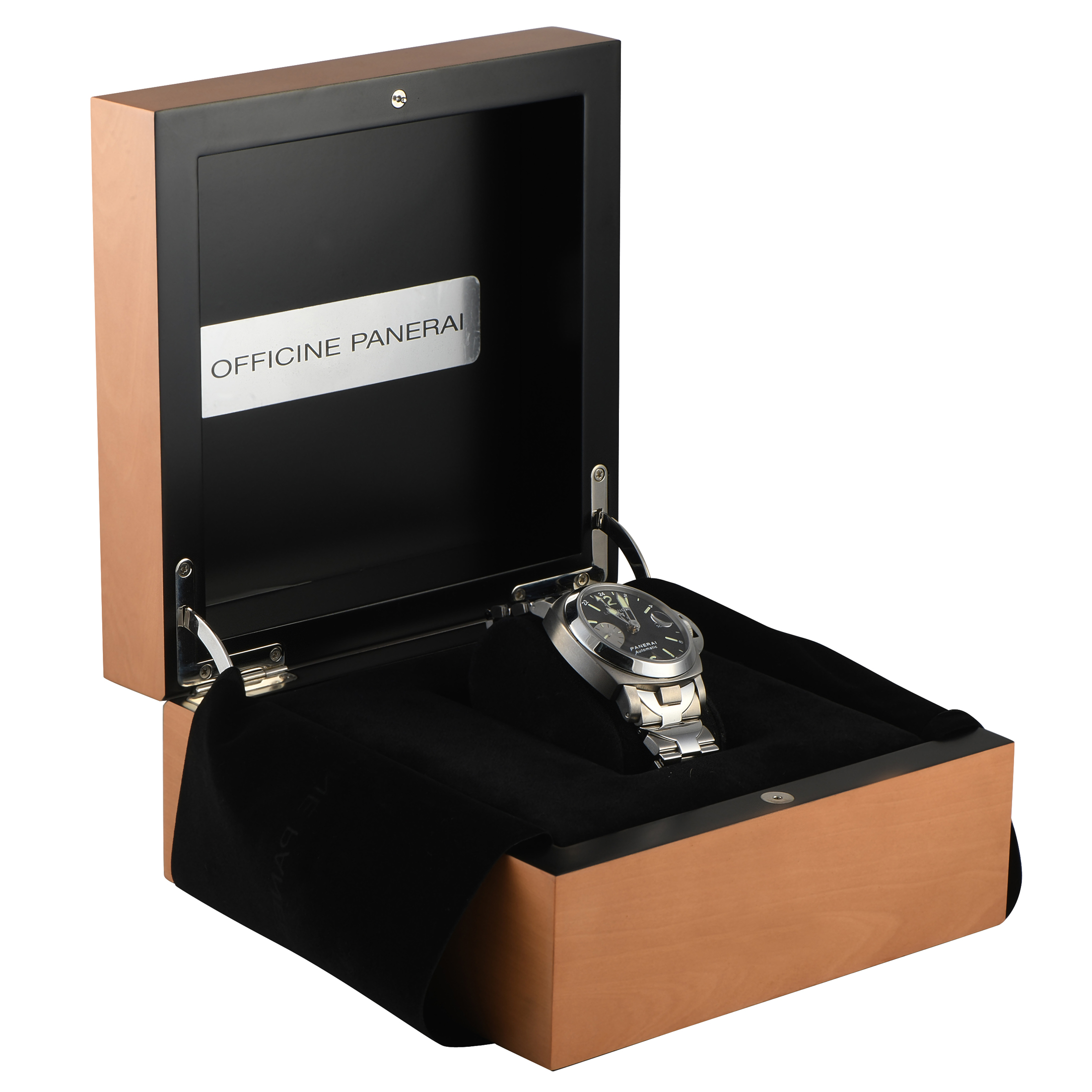 Officine Panerai Luminor GMT Titanium and Steel Watch PAM00161 - Image 5