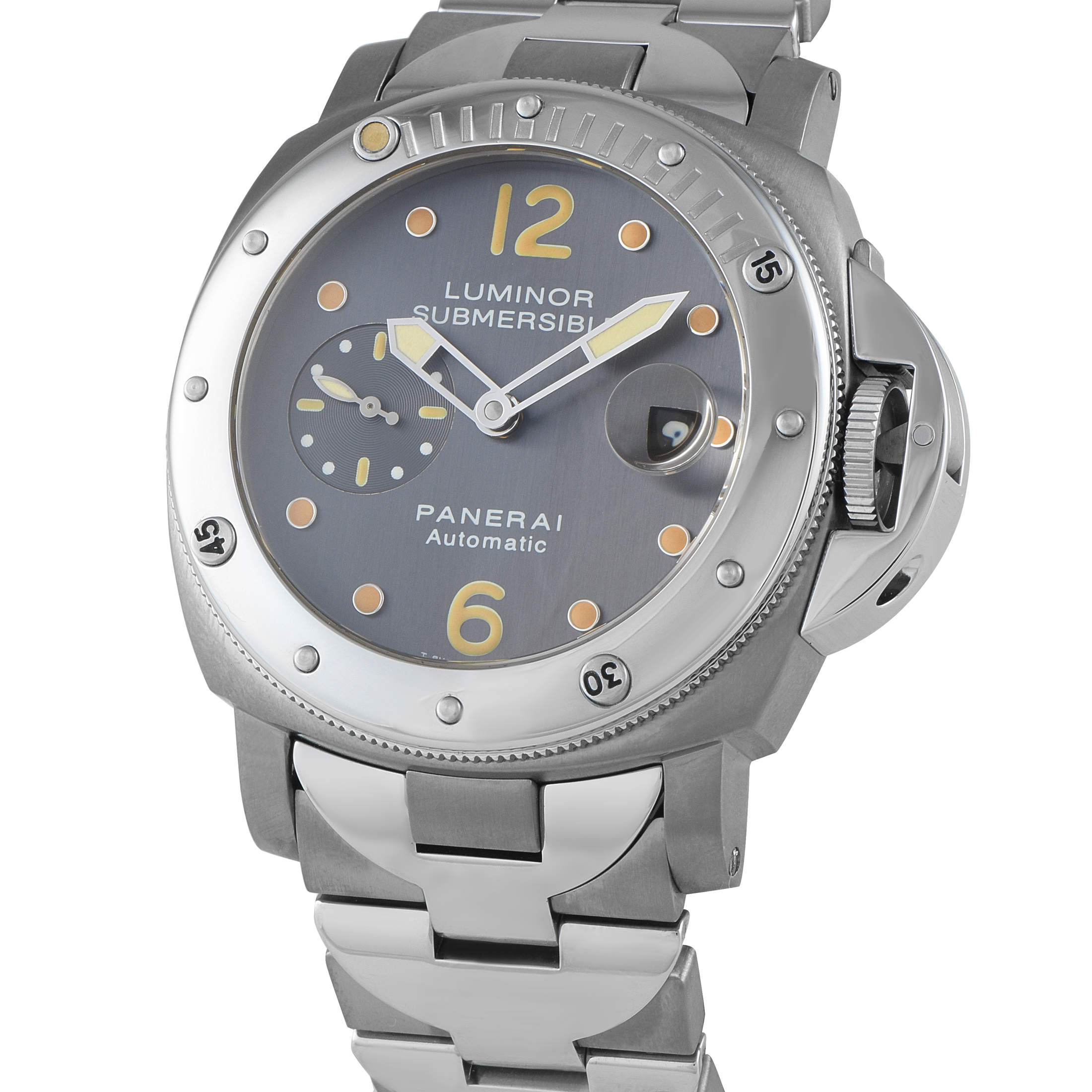 Officine Panerai Luminor Submersible Titanium and Steel Watch PAM00170 - Image 2