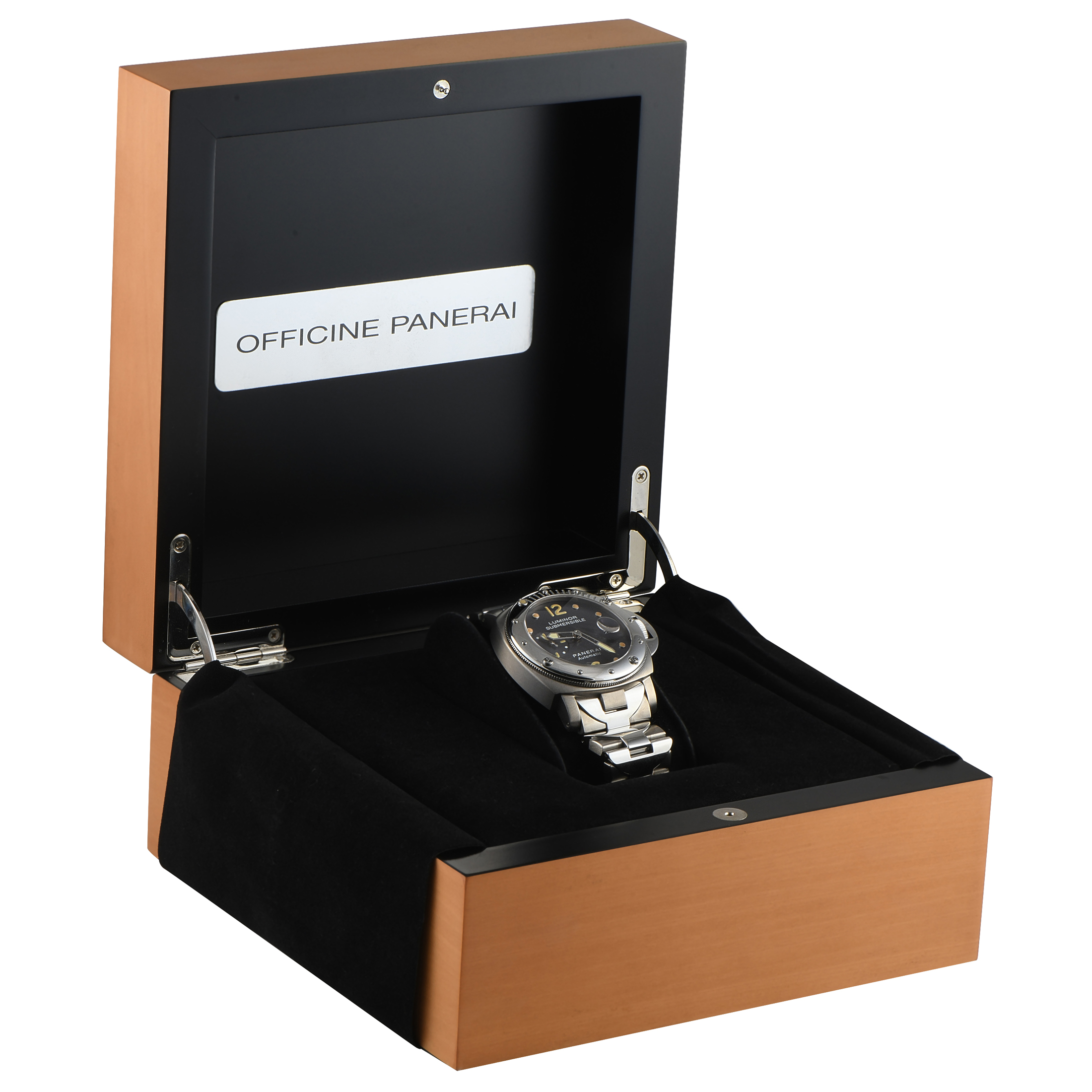 Officine Panerai Luminor Submersible Titanium and Steel Watch PAM00170 - Image 5
