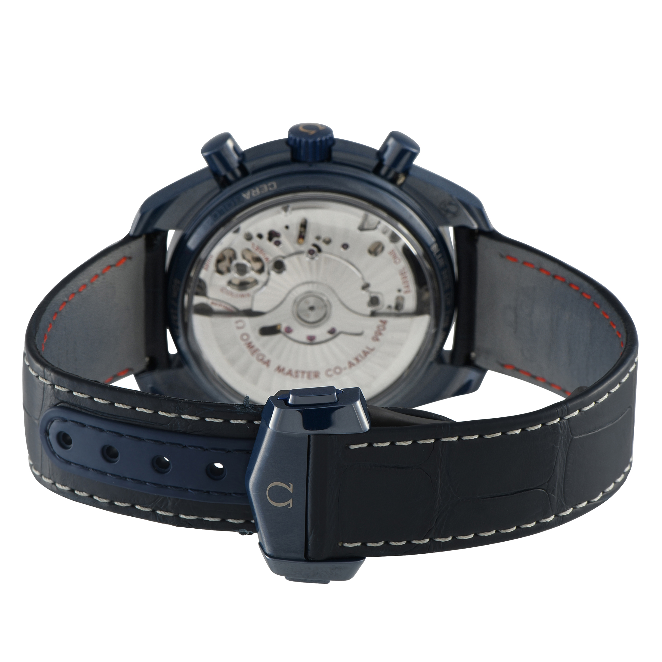 Omega Speedmaster Moonphase Blue Side of the Moon Blue Ceramic Watch 304.93.44.52.03.002 - Image 4