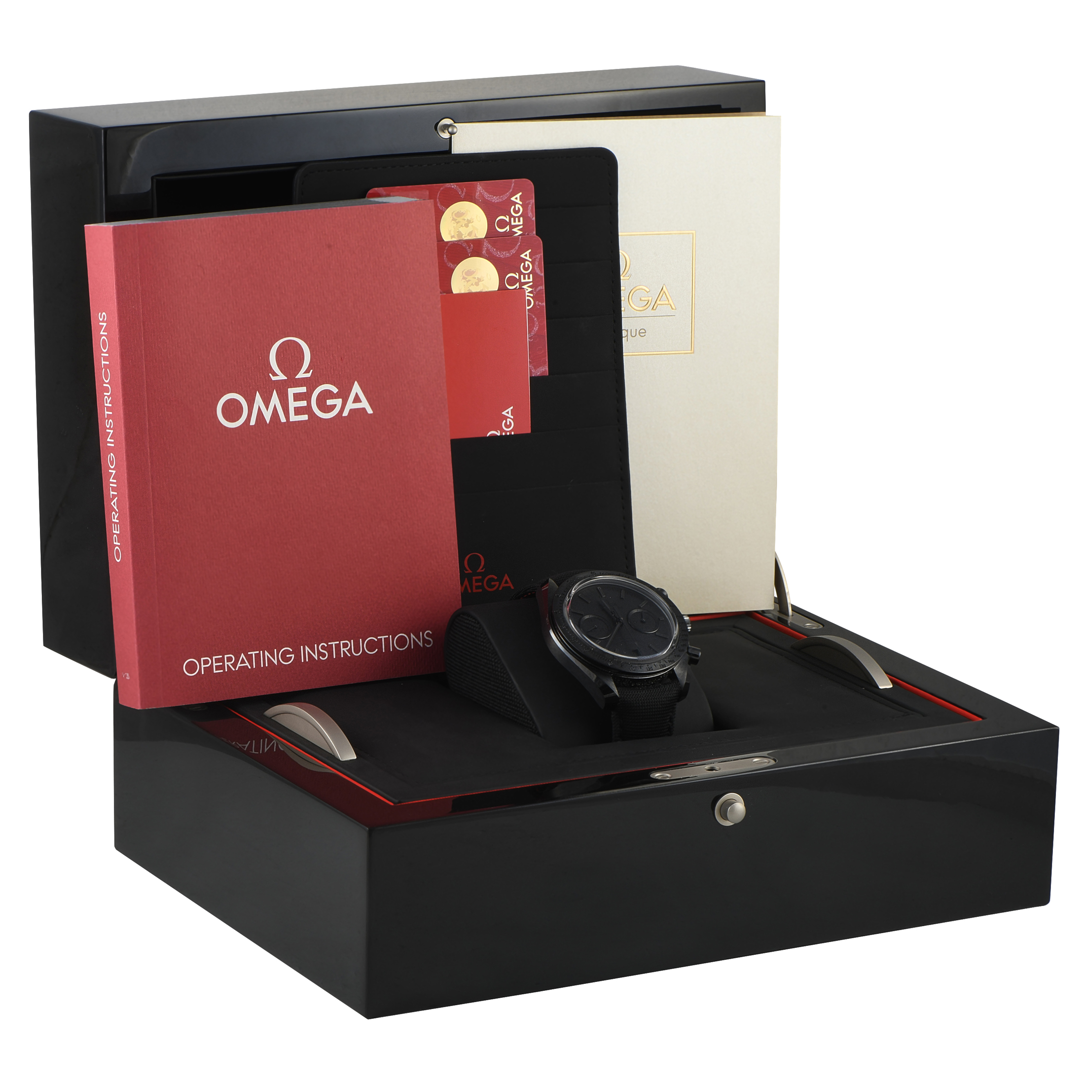 Omega Speedmaster Black-Black Dark Side of the Moon Watch 311.92.44.51.01.005 - Image 5
